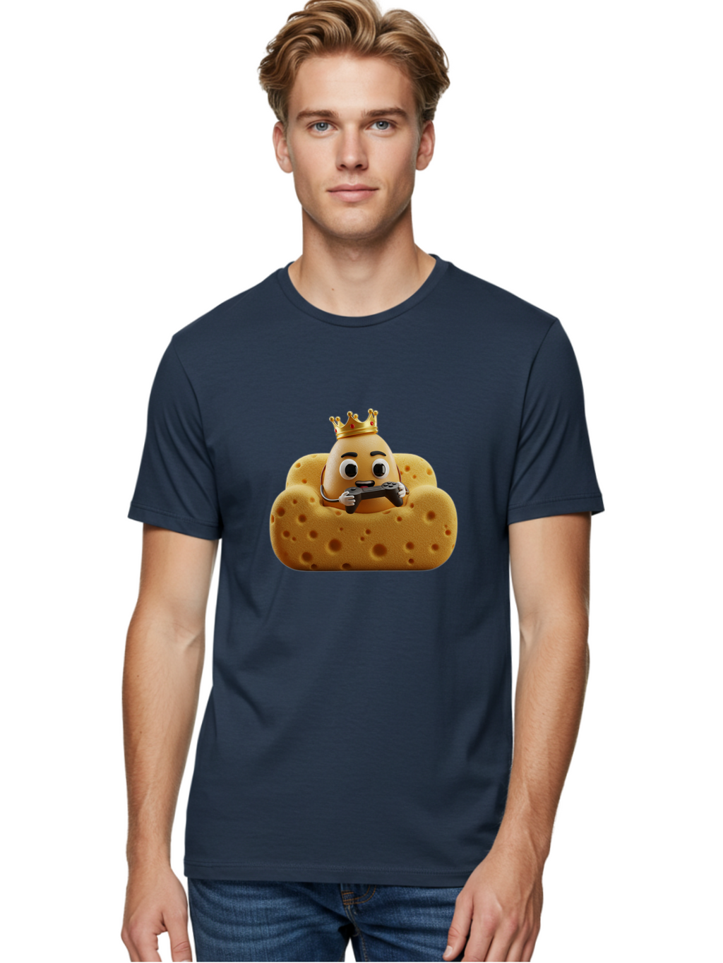 Cookie-With-Crown-Gaming Men'S Graphic Tee, 100% Cotton, Comfortable Casual Summer Wear, Machine Washable, Vintage Camera, Old Camera, Antique Camera, Black Camera, Classic Photography, Photography Equipment, Nostalgic Device, Film Camera, Bah783