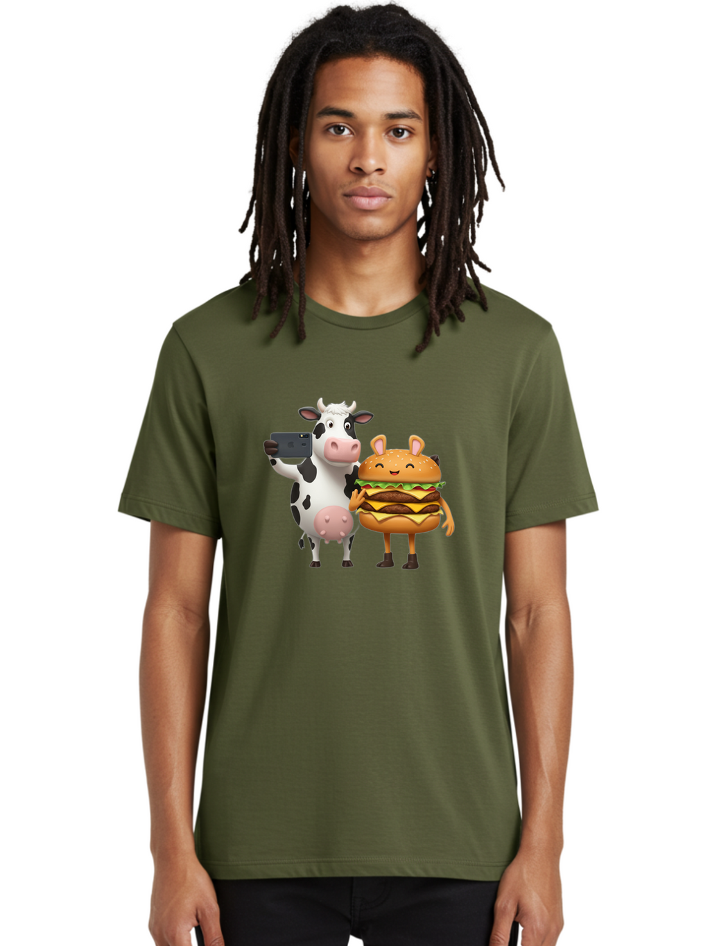 Cow-And-Hamburger Men'S Graphic Tee, 100% Cotton, Comfortable Casual Summer Wear, Machine Washable, Vintage Camera, Old Camera, Antique Camera, Black Camera, Classic Photography, Photography Equipment, Nostalgic Device, Film Camera, Camera Art Bah793