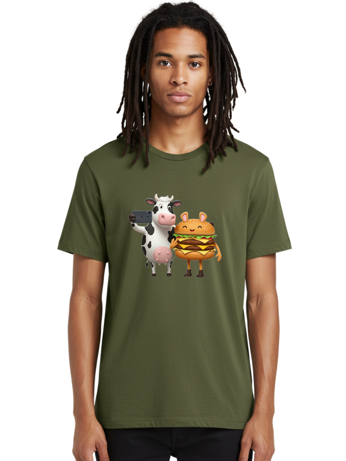 Cow-And-Hamburger Men'S Graphic Tee, 100% Cotton, Comfortable Casual Summer Wear, Machine Washable, Vintage Camera, Old Camera, Antique Camera, Black Camera, Classic Photography, Photography Equipment, Nostalgic Device, Film Camera, Camera Art Bah793