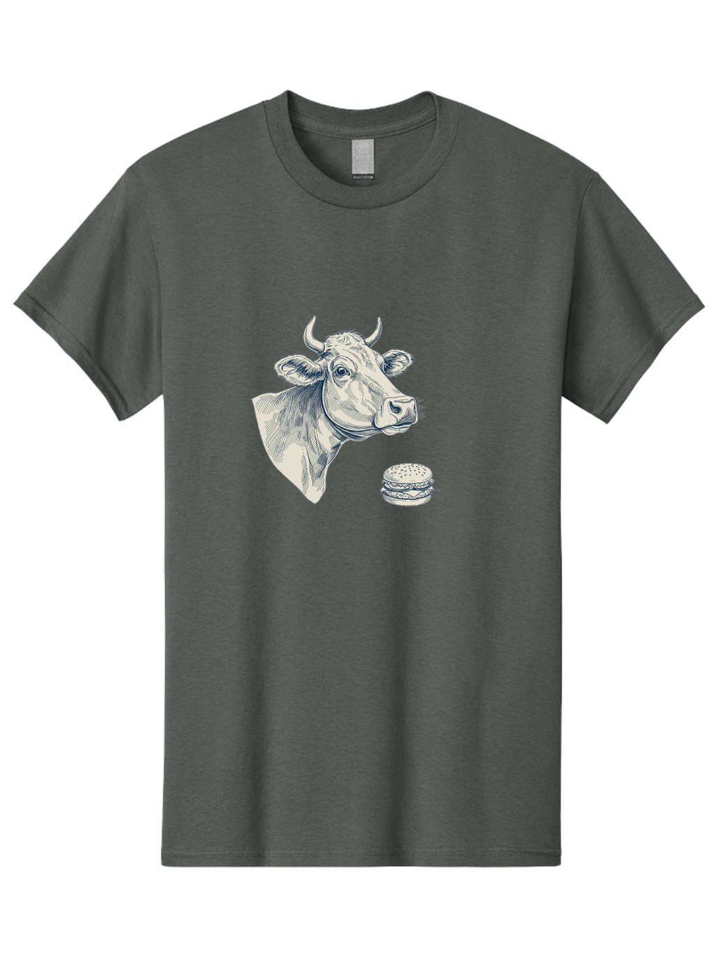 Cow-Head-And-Burger Men'S Graphic Tee, 100% Cotton, Comfortable Casual Summer Wear, Machine Washable, Vintage Camera, Old Camera, Antique Camera, Black Camera, Classic Photography, Photography Equipment, Nostalgic Device, Film Camera, Bah796