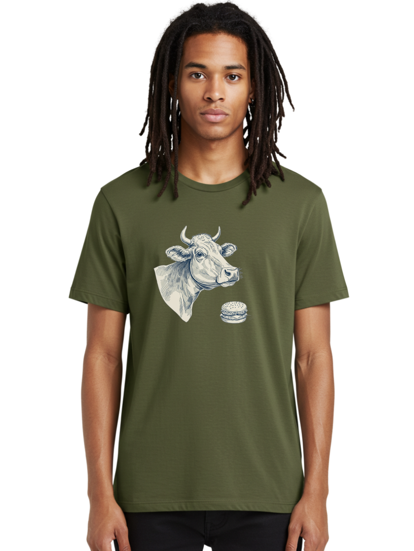 Cow-Head-And-Burger Men'S Graphic Tee, 100% Cotton, Comfortable Casual Summer Wear, Machine Washable, Vintage Camera, Old Camera, Antique Camera, Black Camera, Classic Photography, Photography Equipment, Nostalgic Device, Film Camera, Bah796