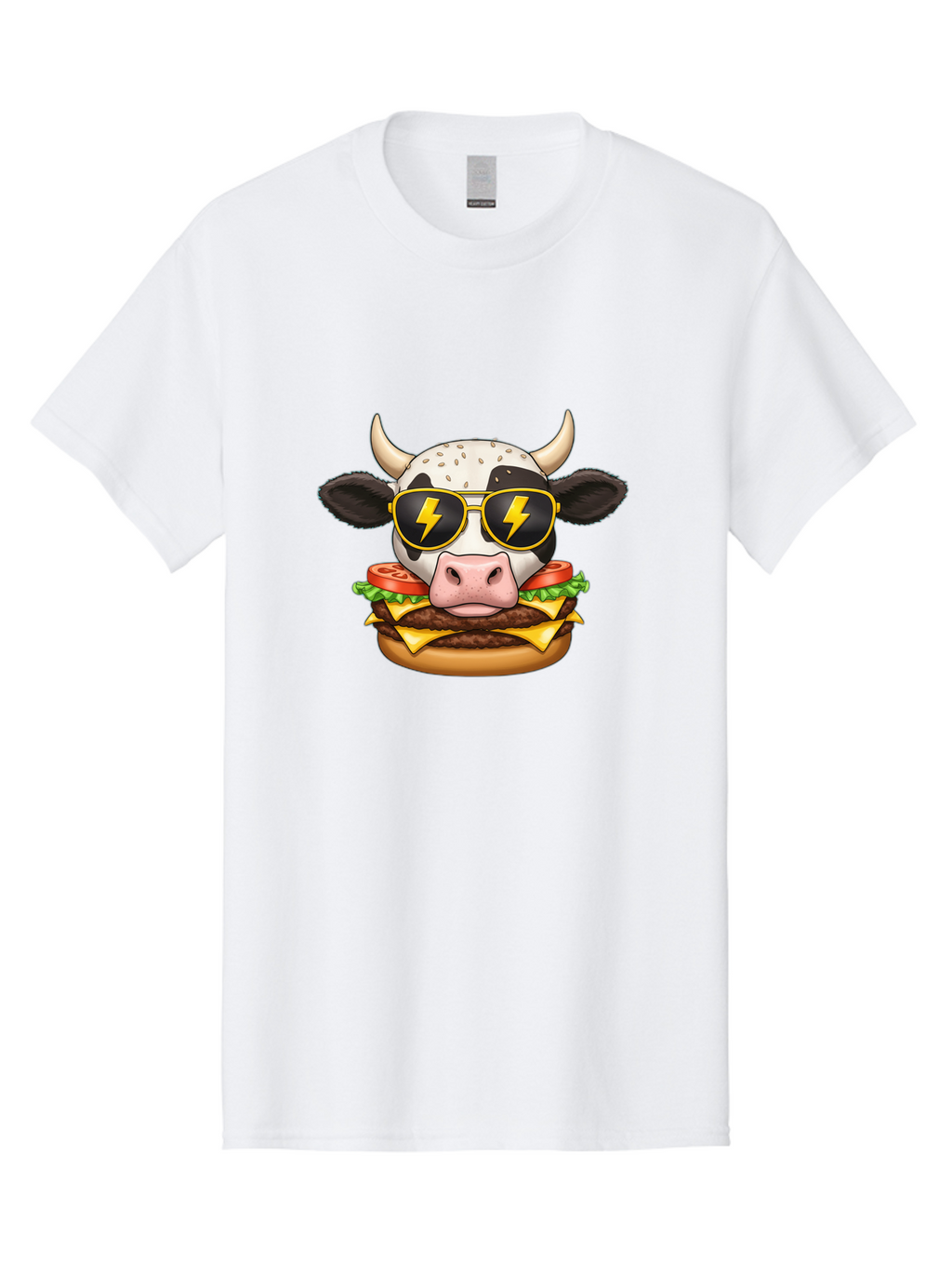 Cow-Head-Burger Men'S Graphic Tee, 100% Cotton, Comfortable Casual Summer Wear, Machine Washable, Vintage Camera, Old Camera, Antique Camera, Black Camera, Classic Photography, Photography Equipment, Nostalgic Device, Film Camera, Camera Art Bah797