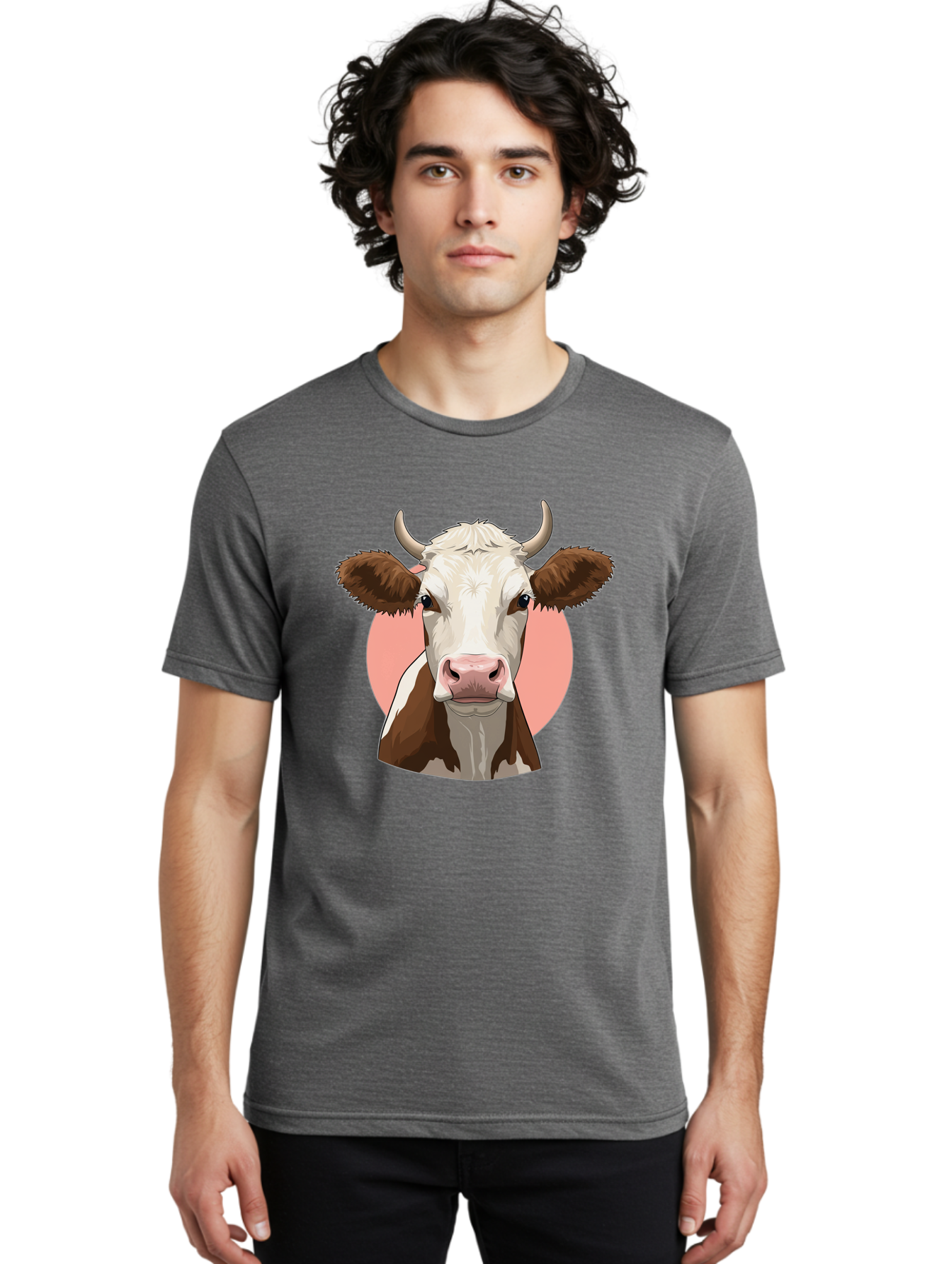 Cow-Head Men'S Graphic Tee, 100% Cotton, Comfortable Casual Summer Wear, Machine Washable, Vintage Camera, Old Camera, Antique Camera, Black Camera, Classic Photography, Photography Equipment, Nostalgic Device, Film Camera, Camera Art Bah798