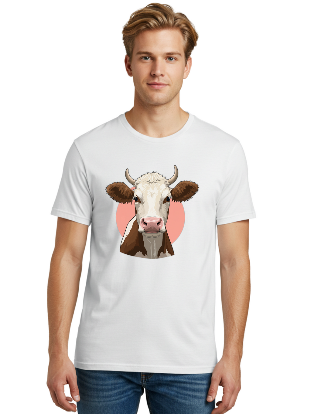 Cow-Head Men'S Graphic Tee, 100% Cotton, Comfortable Casual Summer Wear, Machine Washable, Vintage Camera, Old Camera, Antique Camera, Black Camera, Classic Photography, Photography Equipment, Nostalgic Device, Film Camera, Camera Art Bah798