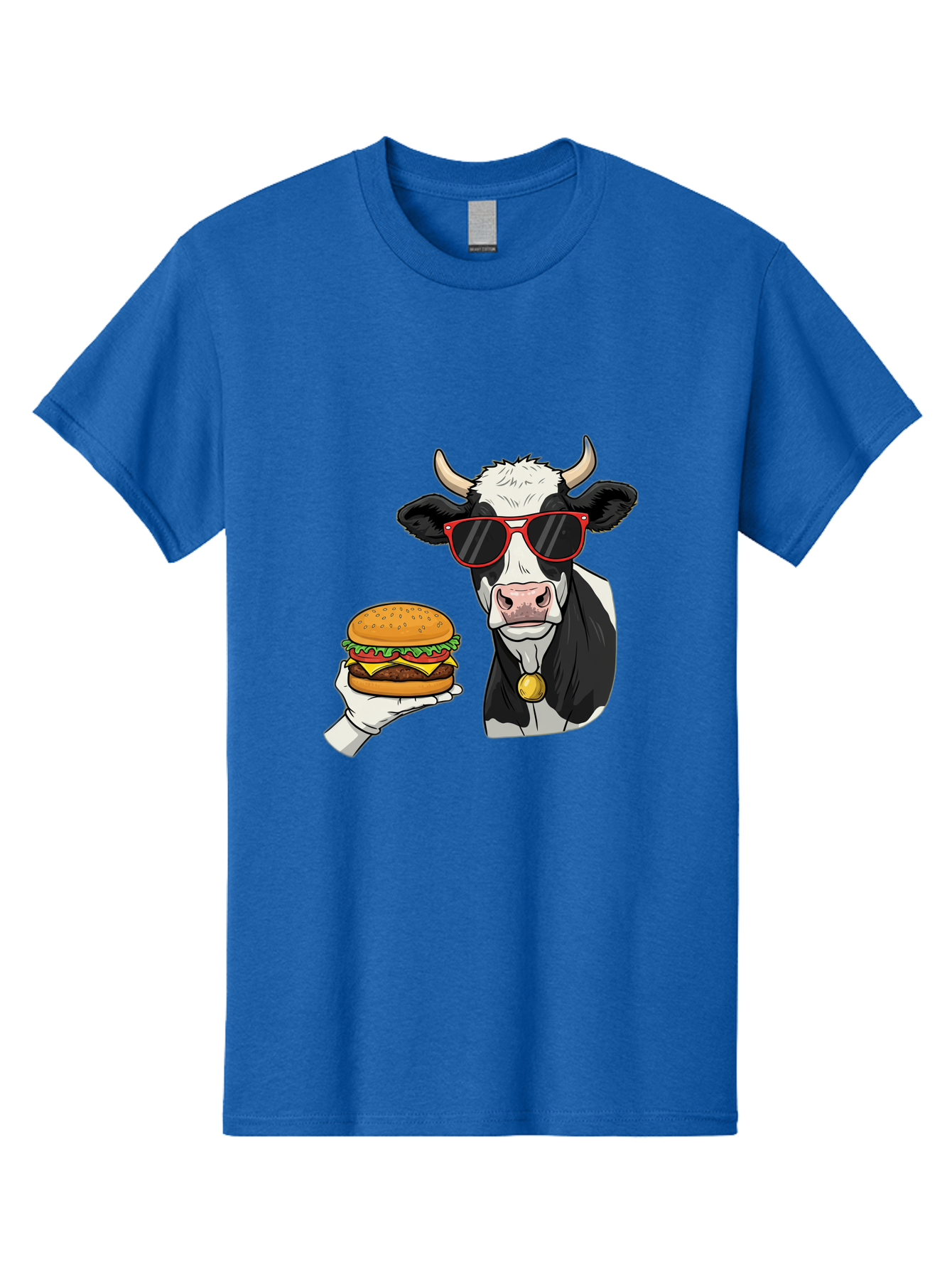 Cow-Sunglasses Men'S Graphic Tee, 100% Cotton, Comfortable Casual Summer Wear, Machine Washable, Vintage Camera, Old Camera, Antique Camera, Black Camera, Classic Photography, Photography Equipment, Nostalgic Device, Film Camera, Camera Art Bah811
