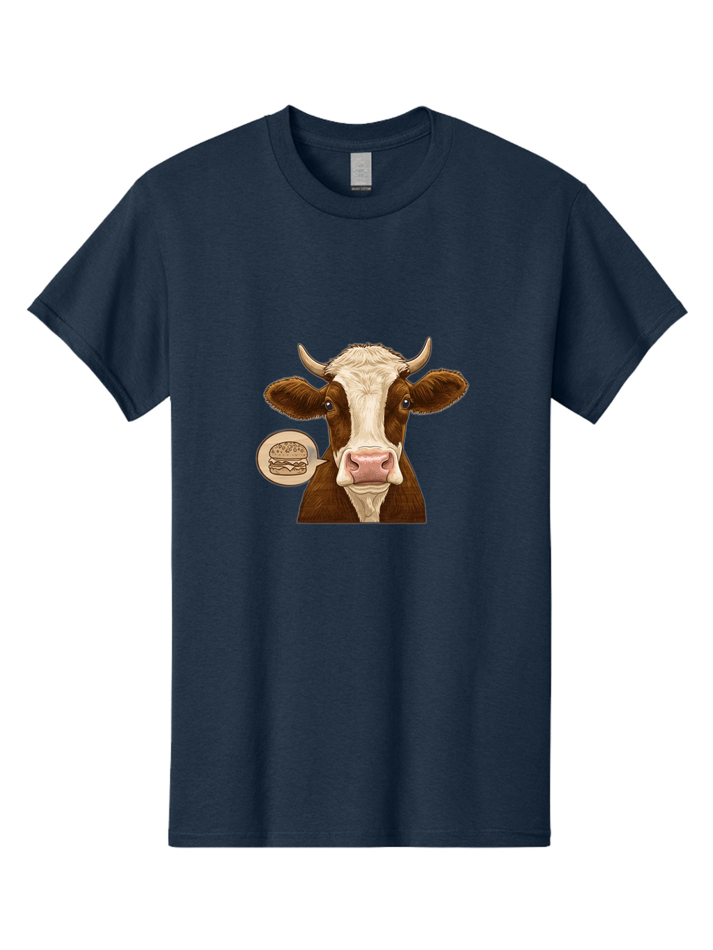 Cow-Thinking-Burger Men'S Graphic Tee, 100% Cotton, Comfortable Casual Summer Wear, Machine Washable, Vintage Camera, Old Camera, Antique Camera, Black Camera, Classic Photography, Photography Equipment, Nostalgic Device, Film Camera, Bah815