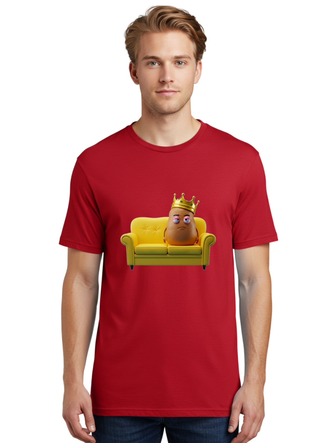 Crown-Potato Men'S Graphic Tee, 100% Cotton, Comfortable Casual Summer Wear, Machine Washable, Vintage Camera, Old Camera, Antique Camera, Black Camera, Classic Photography, Photography Equipment, Nostalgic Device, Film Camera, Camera Art Bah829