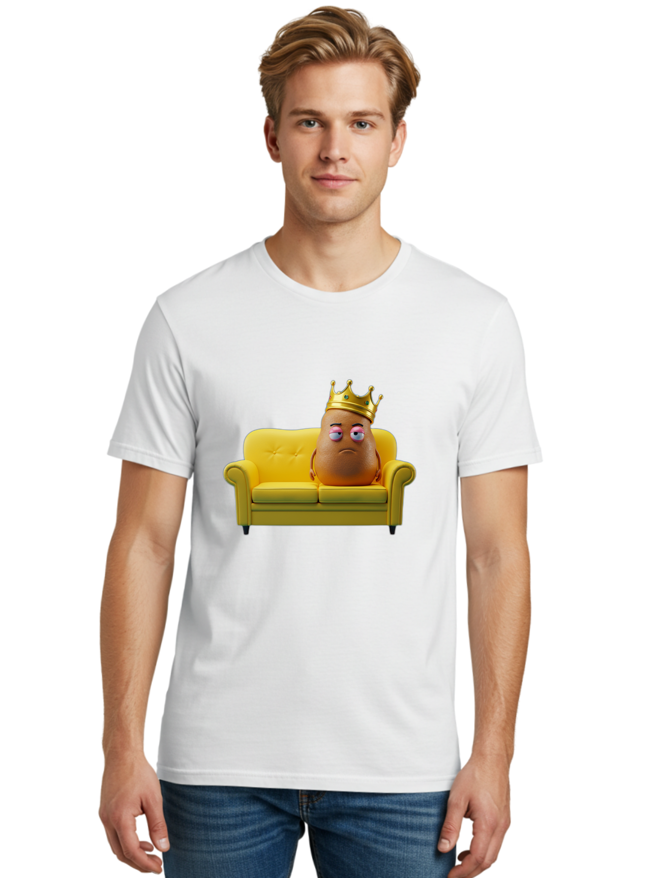 Crown-Potato Men'S Graphic Tee, 100% Cotton, Comfortable Casual Summer Wear, Machine Washable, Vintage Camera, Old Camera, Antique Camera, Black Camera, Classic Photography, Photography Equipment, Nostalgic Device, Film Camera, Camera Art Bah829