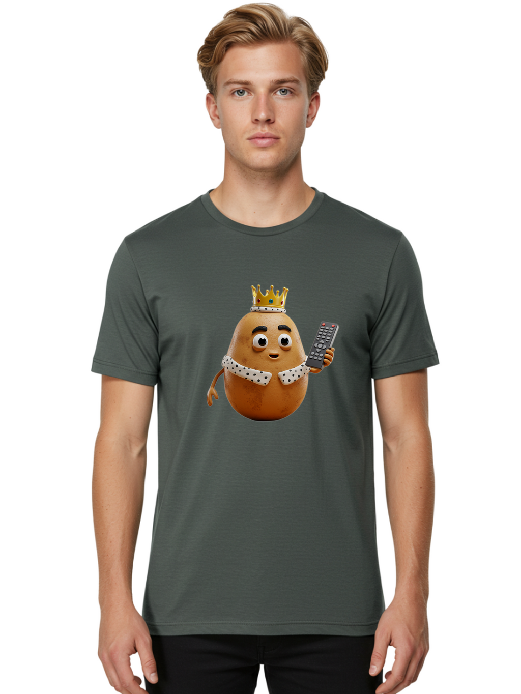 Crowned-Potato Men'S Graphic Tee, 100% Cotton, Comfortable Casual Summer Wear, Machine Washable, Vintage Camera, Old Camera, Antique Camera, Black Camera, Classic Photography, Photography Equipment, Nostalgic Device, Film Camera, Camera Art Bah831