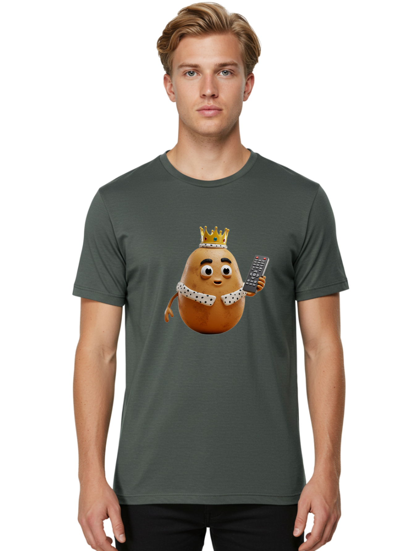 Crowned-Potato Men'S Graphic Tee, 100% Cotton, Comfortable Casual Summer Wear, Machine Washable, Vintage Camera, Old Camera, Antique Camera, Black Camera, Classic Photography, Photography Equipment, Nostalgic Device, Film Camera, Camera Art Bah831