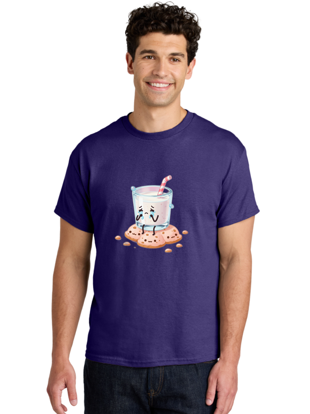 Crying-Milkshake Men'S Graphic Tee, 100% Cotton, Comfortable Casual Summer Wear, Machine Washable, Vintage Camera, Old Camera, Antique Camera, Black Camera, Classic Photography, Photography Equipment, Nostalgic Device, Film Camera, Camera Art Bah837