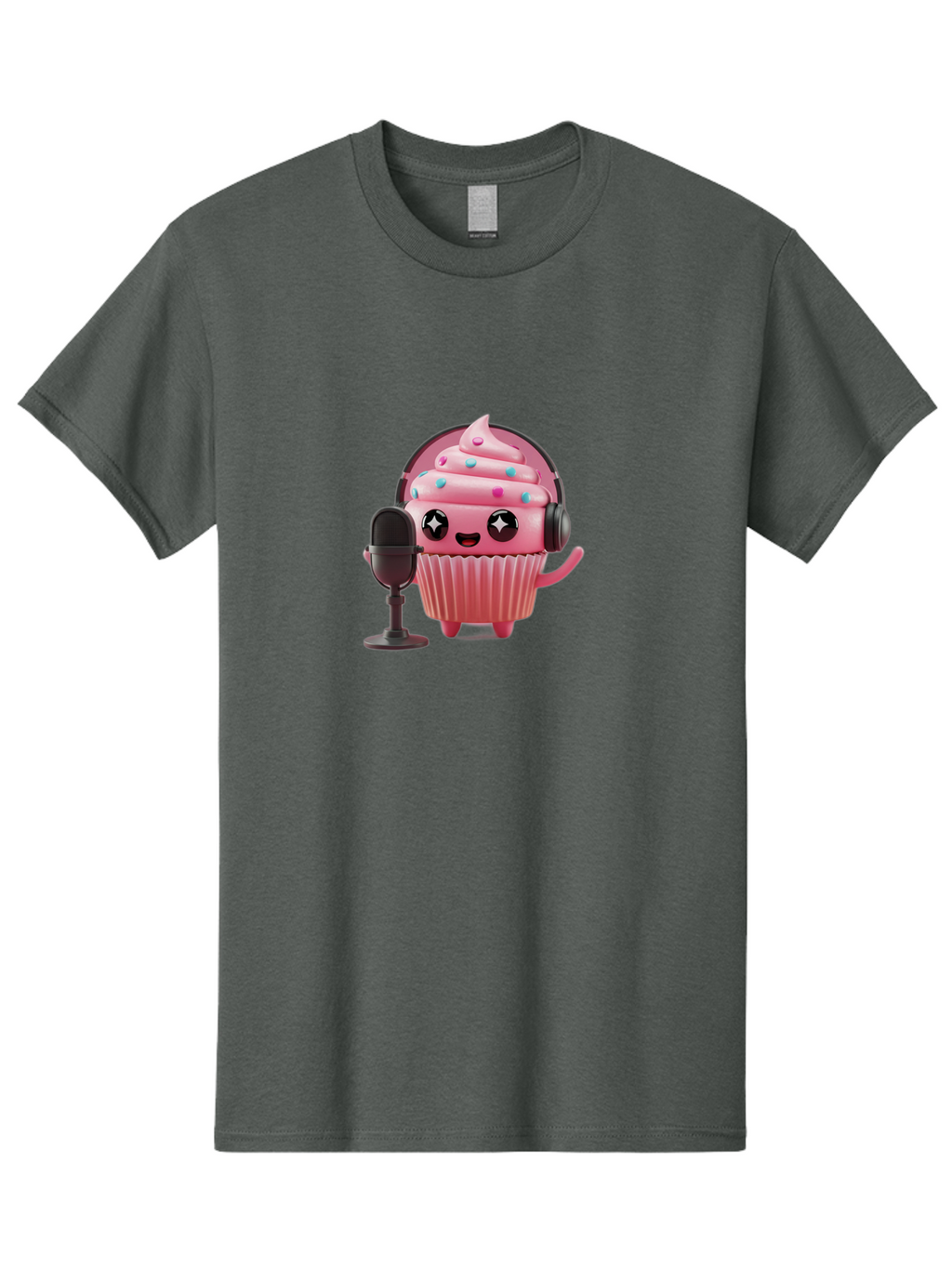 Cupcake-4 Men'S Graphic Tee, 100% Cotton, Comfortable Casual Summer Wear, Machine Washable, Vintage Camera, Old Camera, Antique Camera, Black Camera, Classic Photography, Photography Equipment, Nostalgic Device, Film Camera, Camera Art Bah842