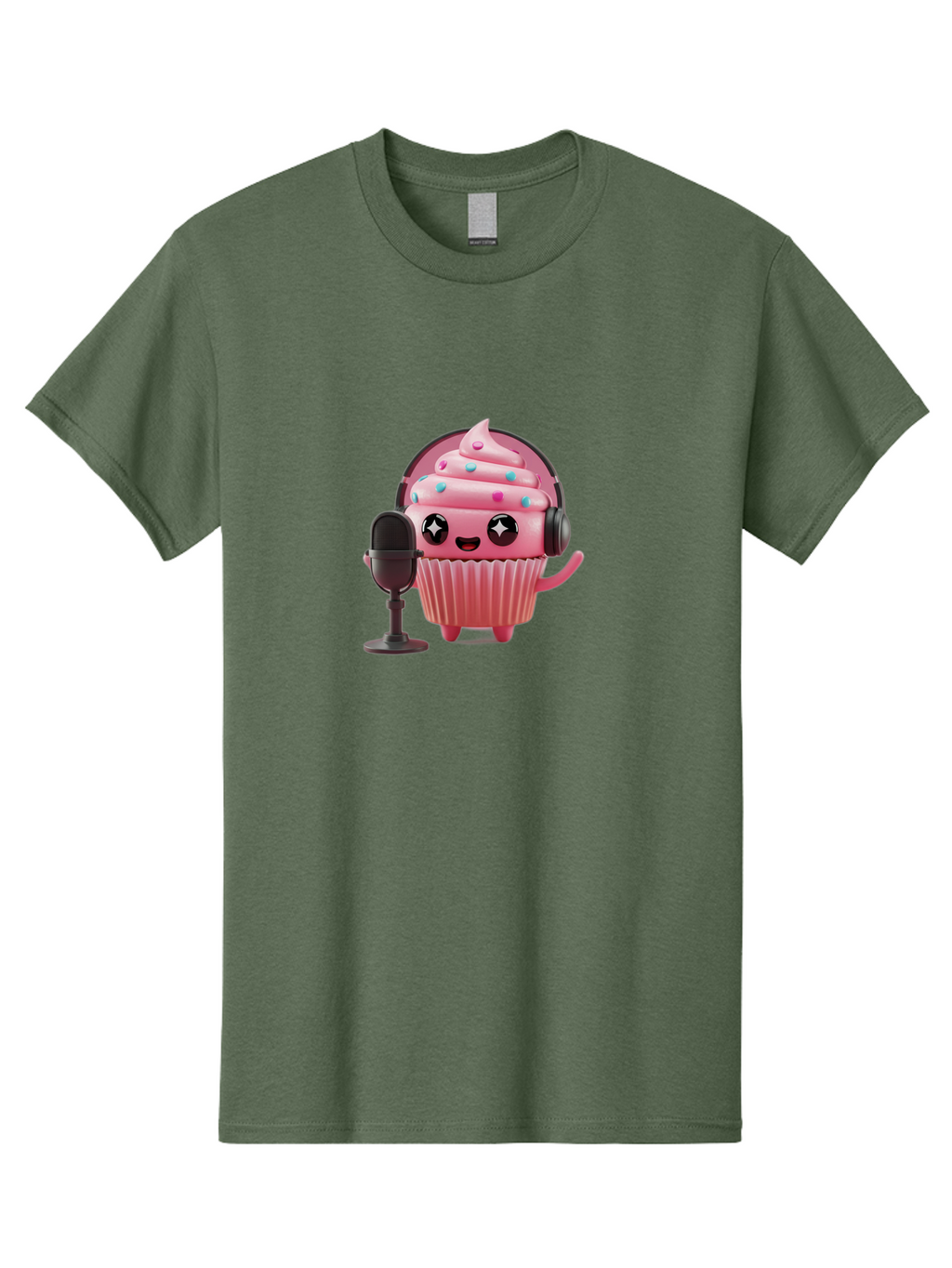 Cupcake-4 Men'S Graphic Tee, 100% Cotton, Comfortable Casual Summer Wear, Machine Washable, Vintage Camera, Old Camera, Antique Camera, Black Camera, Classic Photography, Photography Equipment, Nostalgic Device, Film Camera, Camera Art Bah842