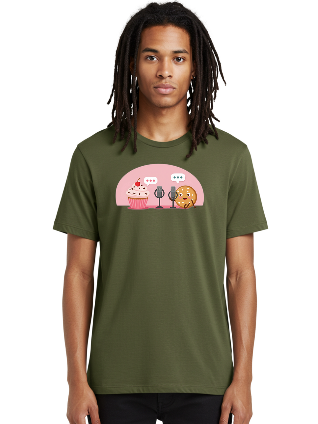 Cupcake-And-Cookie Men'S Graphic Tee, 100% Cotton, Comfortable Casual Summer Wear, Machine Washable, Vintage Camera, Old Camera, Antique Camera, Black Camera, Classic Photography, Photography Equipment, Nostalgic Device, Film Camera, Bah844