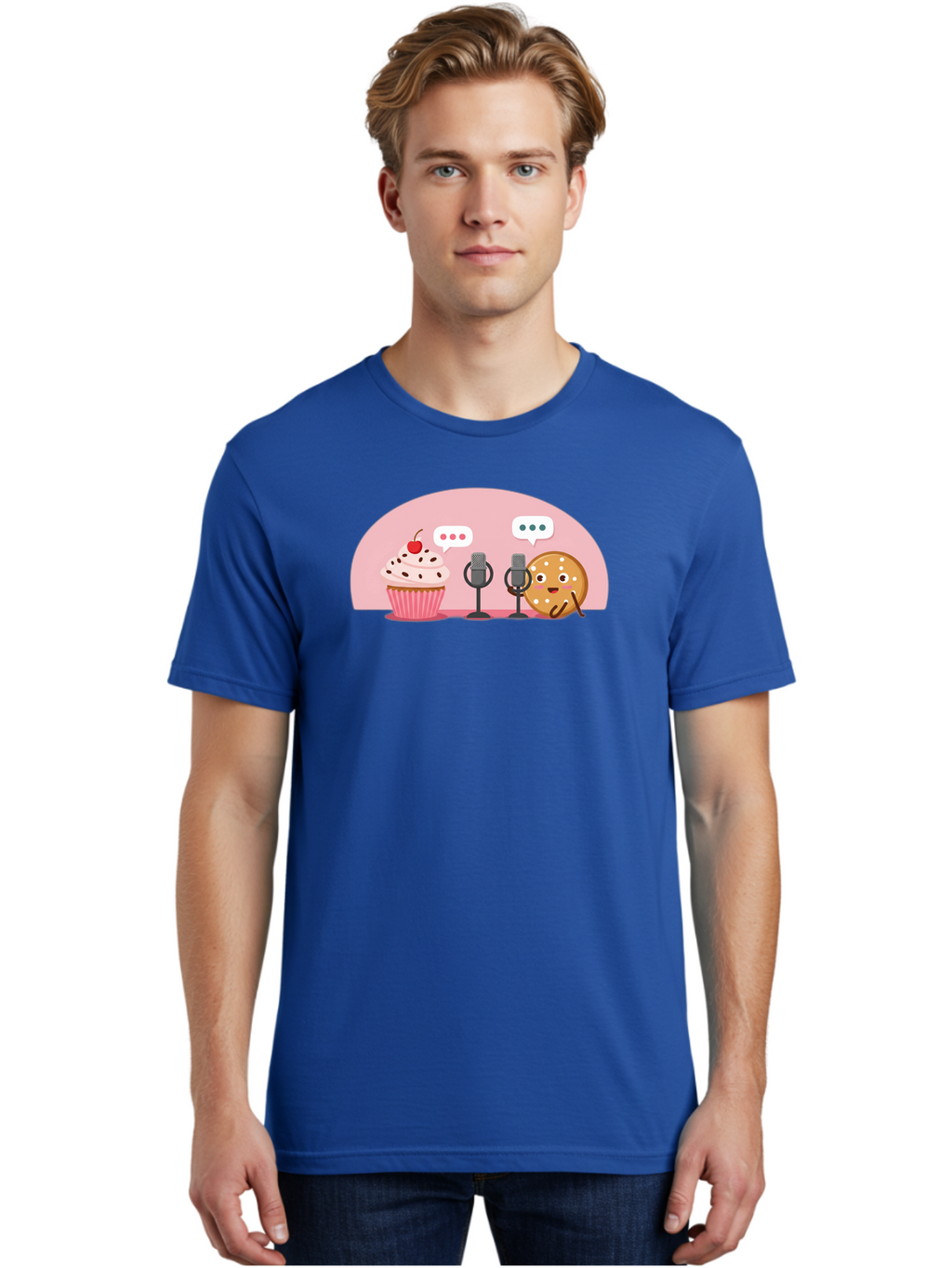 Cupcake-And-Cookie Men'S Graphic Tee, 100% Cotton, Comfortable Casual Summer Wear, Machine Washable, Vintage Camera, Old Camera, Antique Camera, Black Camera, Classic Photography, Photography Equipment, Nostalgic Device, Film Camera, Bah844