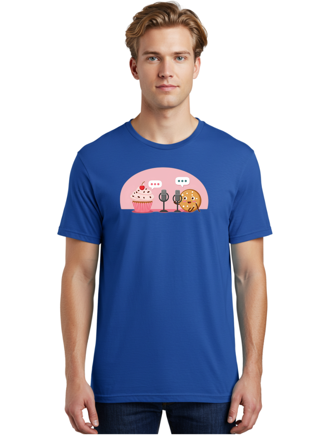 Cupcake-And-Cookie Men'S Graphic Tee, 100% Cotton, Comfortable Casual Summer Wear, Machine Washable, Vintage Camera, Old Camera, Antique Camera, Black Camera, Classic Photography, Photography Equipment, Nostalgic Device, Film Camera, Bah844