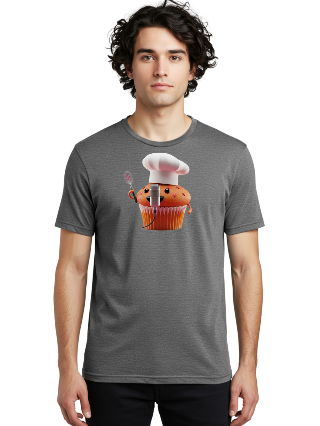 Cupcake-Chef Men'S Graphic Tee, 100% Cotton, Comfortable Casual Summer Wear, Machine Washable, Vintage Camera, Old Camera, Antique Camera, Black Camera, Classic Photography, Photography Equipment, Nostalgic Device, Film Camera, Camera Art Bah848