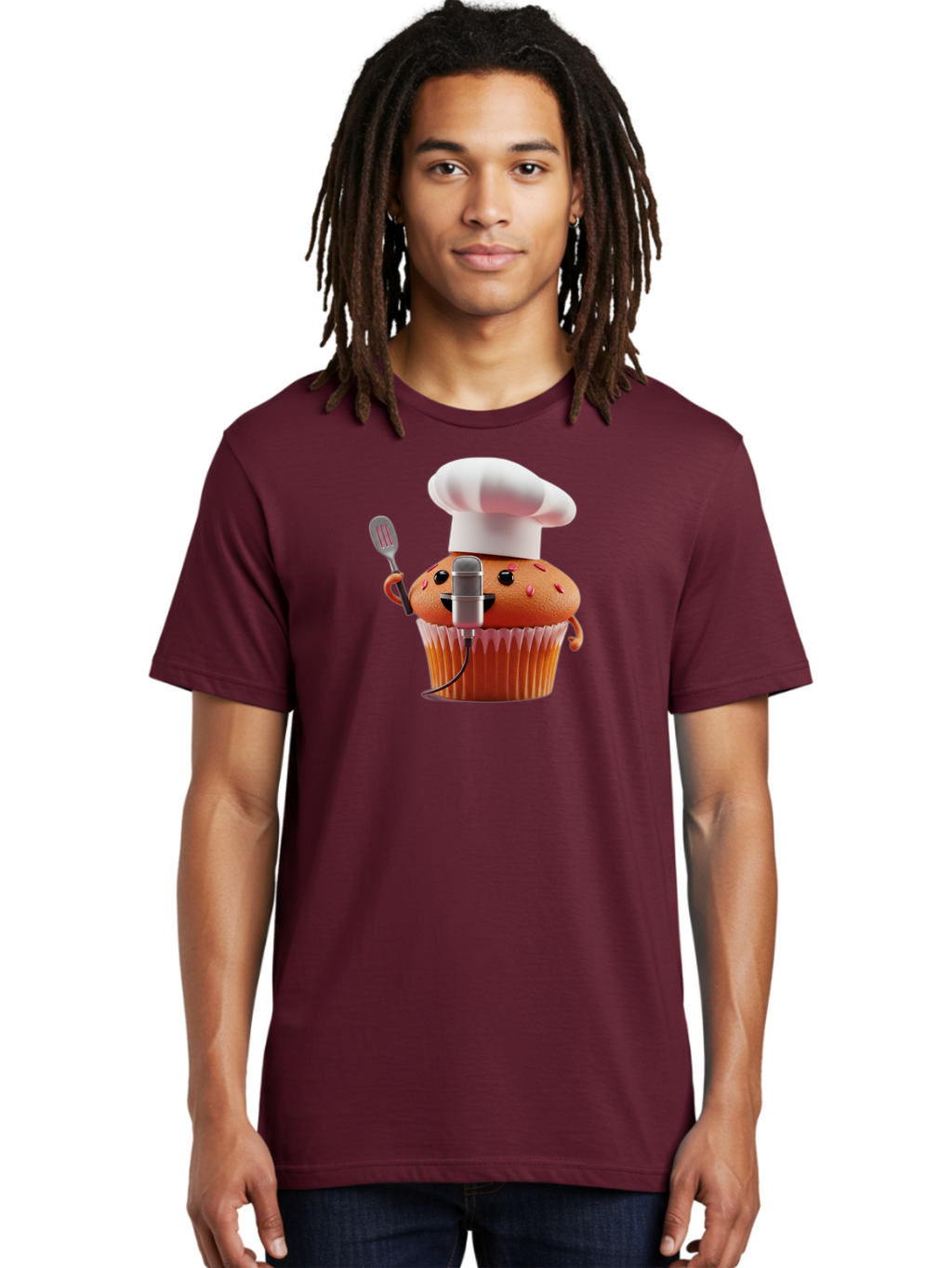 Cupcake-Chef Men'S Graphic Tee, 100% Cotton, Comfortable Casual Summer Wear, Machine Washable, Vintage Camera, Old Camera, Antique Camera, Black Camera, Classic Photography, Photography Equipment, Nostalgic Device, Film Camera, Camera Art Bah848
