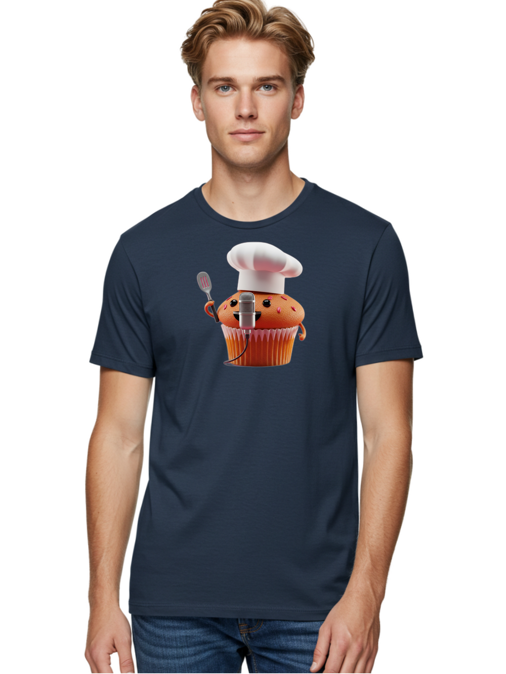 Cupcake-Chef Men'S Graphic Tee, 100% Cotton, Comfortable Casual Summer Wear, Machine Washable, Vintage Camera, Old Camera, Antique Camera, Black Camera, Classic Photography, Photography Equipment, Nostalgic Device, Film Camera, Camera Art Bah848