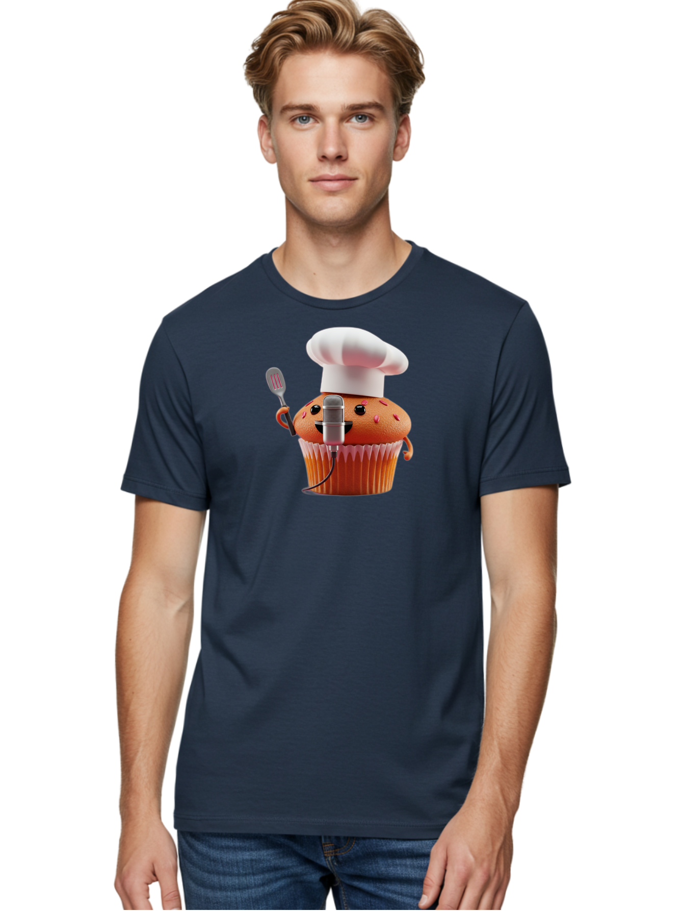 Cupcake-Chef Men'S Graphic Tee, 100% Cotton, Comfortable Casual Summer Wear, Machine Washable, Vintage Camera, Old Camera, Antique Camera, Black Camera, Classic Photography, Photography Equipment, Nostalgic Device, Film Camera, Camera Art Bah848