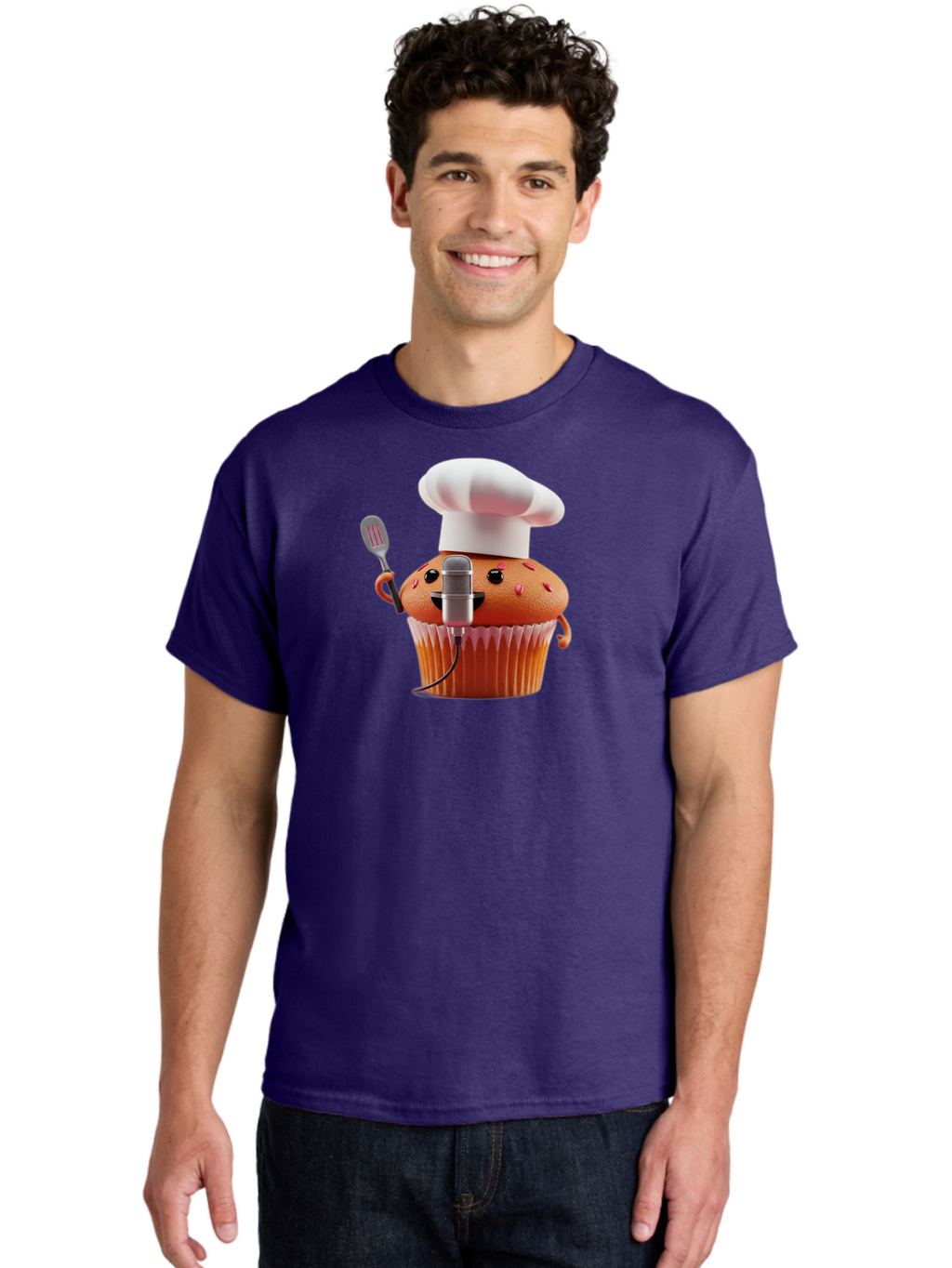 Cupcake-Chef Men'S Graphic Tee, 100% Cotton, Comfortable Casual Summer Wear, Machine Washable, Vintage Camera, Old Camera, Antique Camera, Black Camera, Classic Photography, Photography Equipment, Nostalgic Device, Film Camera, Camera Art Bah848