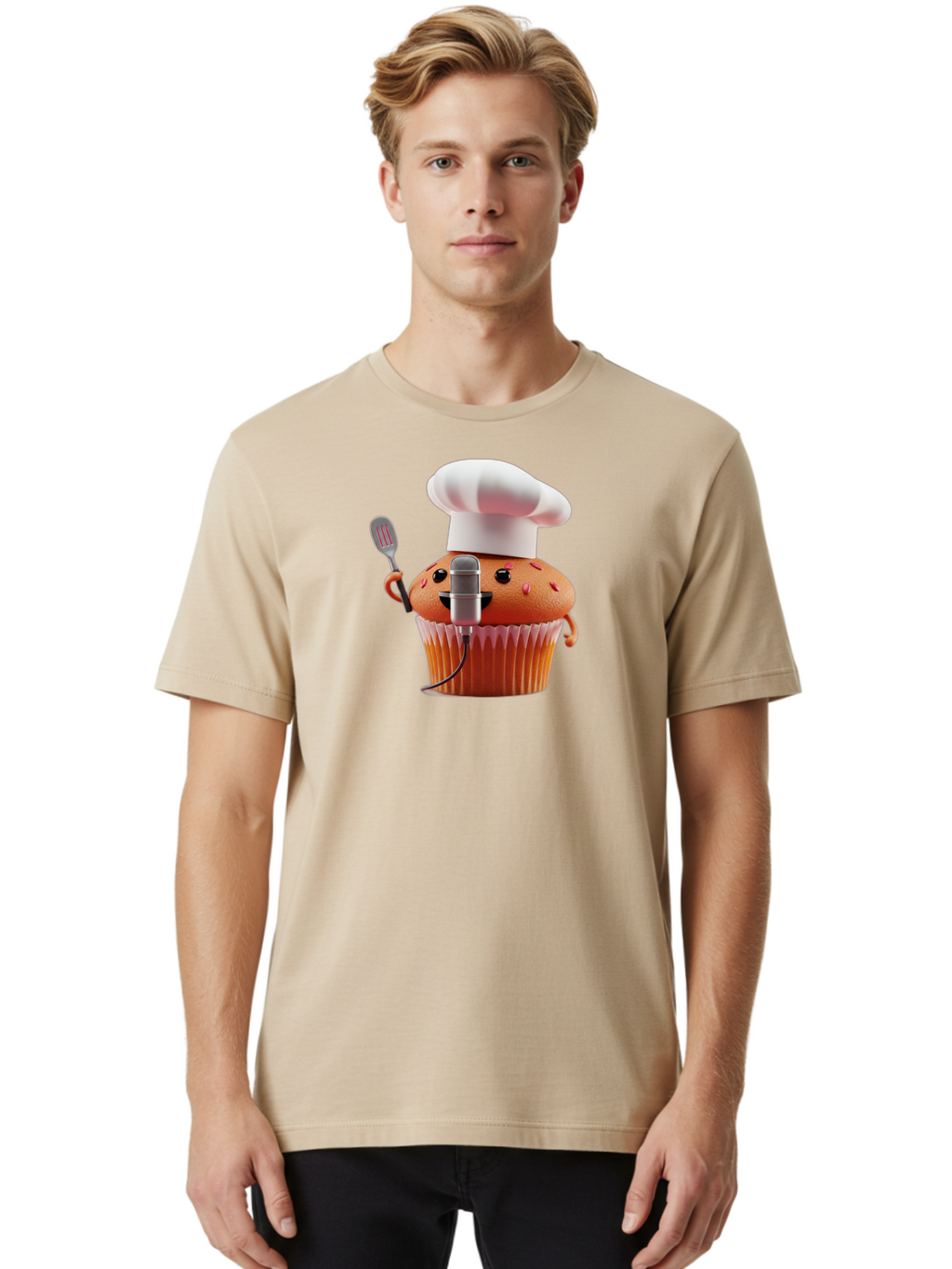 Cupcake-Chef Men'S Graphic Tee, 100% Cotton, Comfortable Casual Summer Wear, Machine Washable, Vintage Camera, Old Camera, Antique Camera, Black Camera, Classic Photography, Photography Equipment, Nostalgic Device, Film Camera, Camera Art Bah848