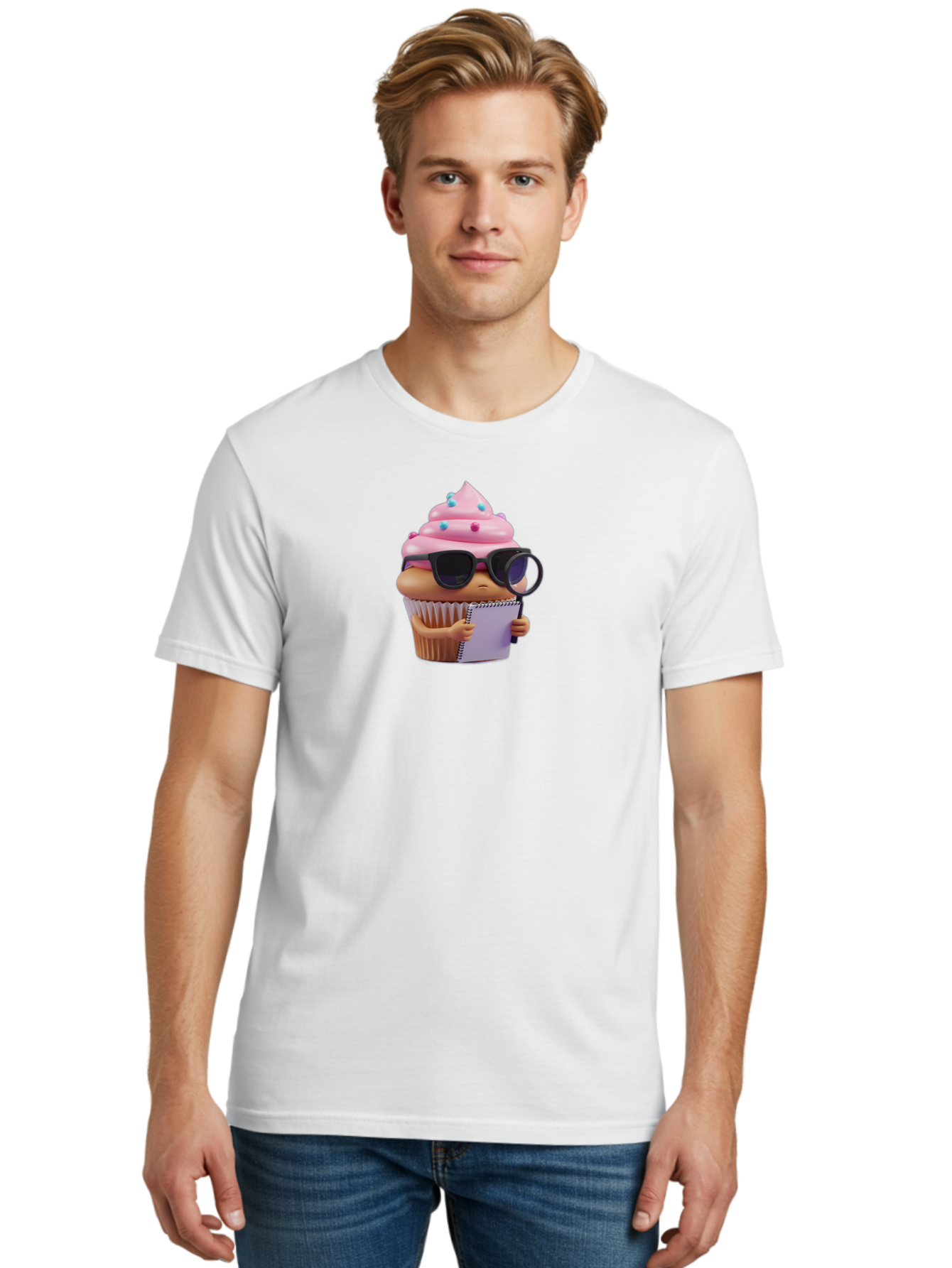 Cupcake-Detective Men'S Graphic Tee, 100% Cotton, Comfortable Casual Summer Wear, Machine Washable, Vintage Camera, Old Camera, Antique Camera, Black Camera, Classic Photography, Photography Equipment, Nostalgic Device, Film Camera, Camera Art Bah850