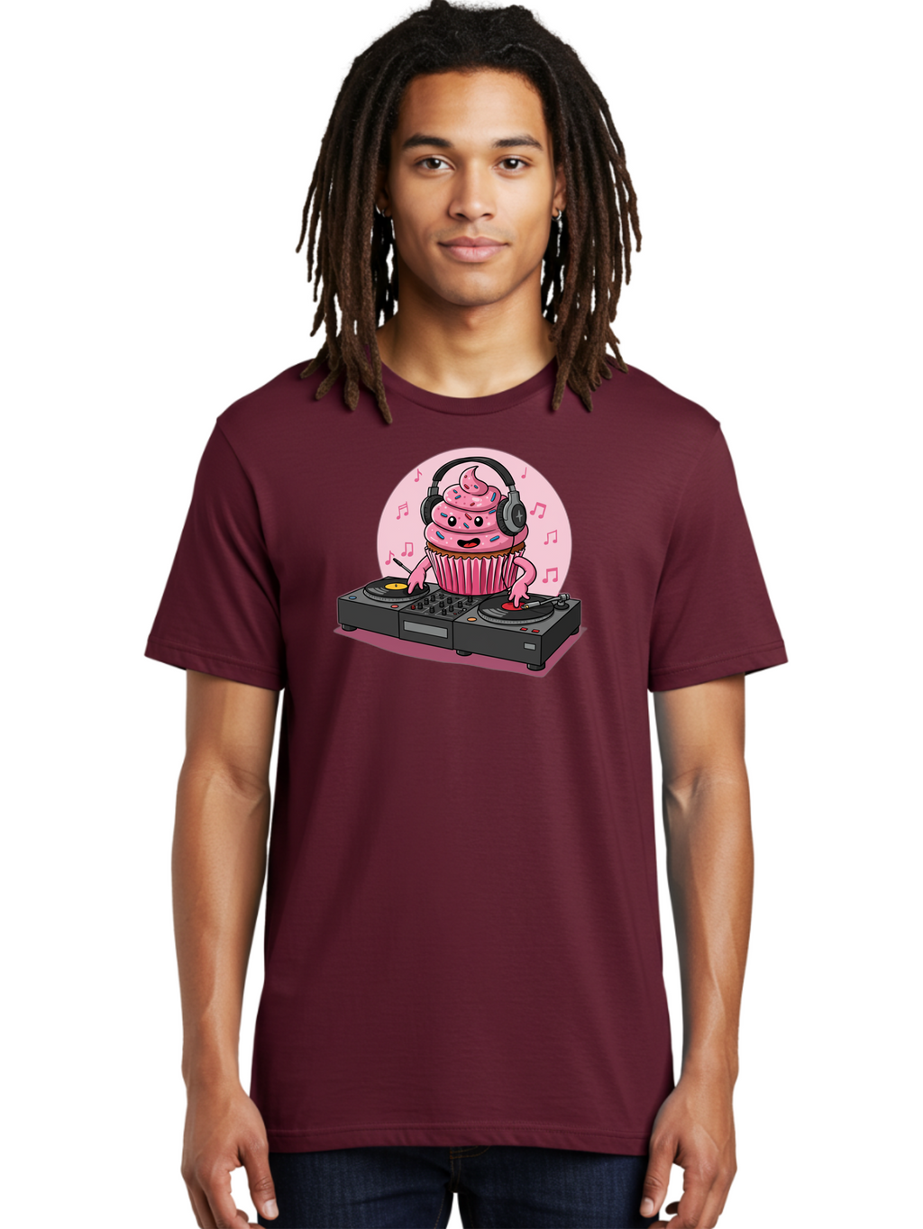 Cupcake-Dj-4 Men'S Graphic Tee, 100% Cotton, Comfortable Casual Summer Wear, Machine Washable, Vintage Camera, Old Camera, Antique Camera, Black Camera, Classic Photography, Photography Equipment, Nostalgic Device, Film Camera, Camera Art Bah854