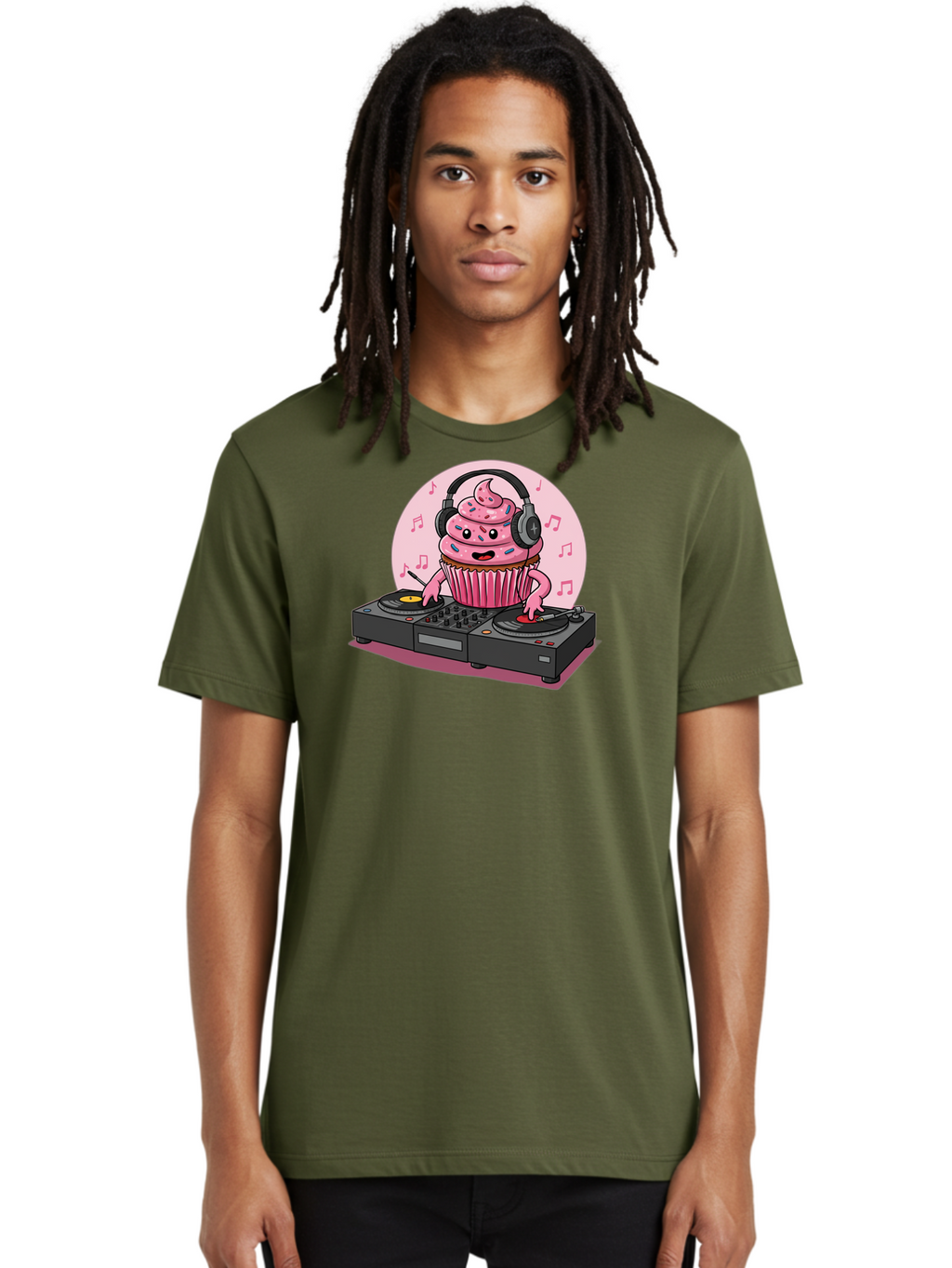 Cupcake-Dj-4 Men'S Graphic Tee, 100% Cotton, Comfortable Casual Summer Wear, Machine Washable, Vintage Camera, Old Camera, Antique Camera, Black Camera, Classic Photography, Photography Equipment, Nostalgic Device, Film Camera, Camera Art Bah854