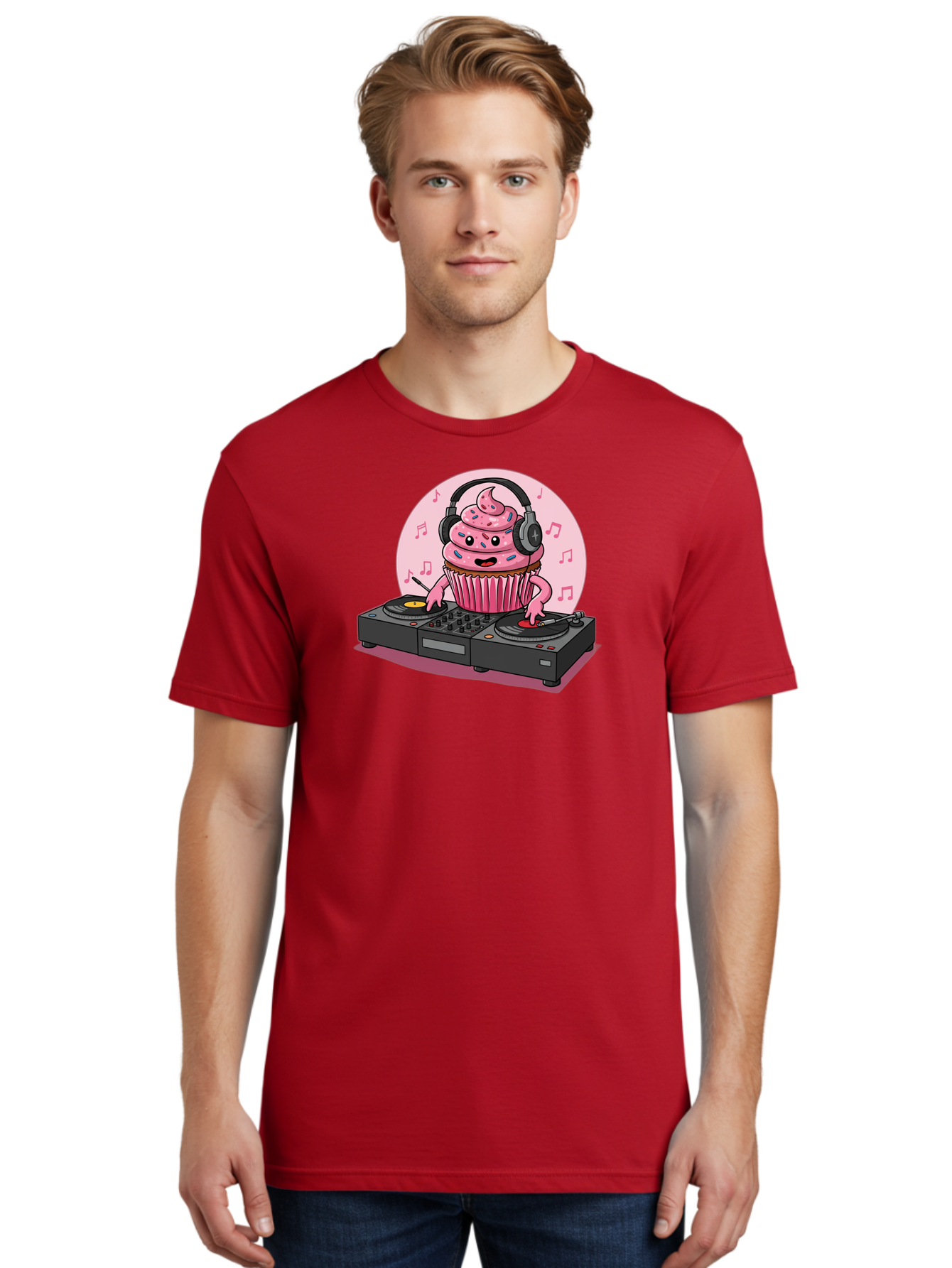 Cupcake-Dj-4 Men'S Graphic Tee, 100% Cotton, Comfortable Casual Summer Wear, Machine Washable, Vintage Camera, Old Camera, Antique Camera, Black Camera, Classic Photography, Photography Equipment, Nostalgic Device, Film Camera, Camera Art Bah854
