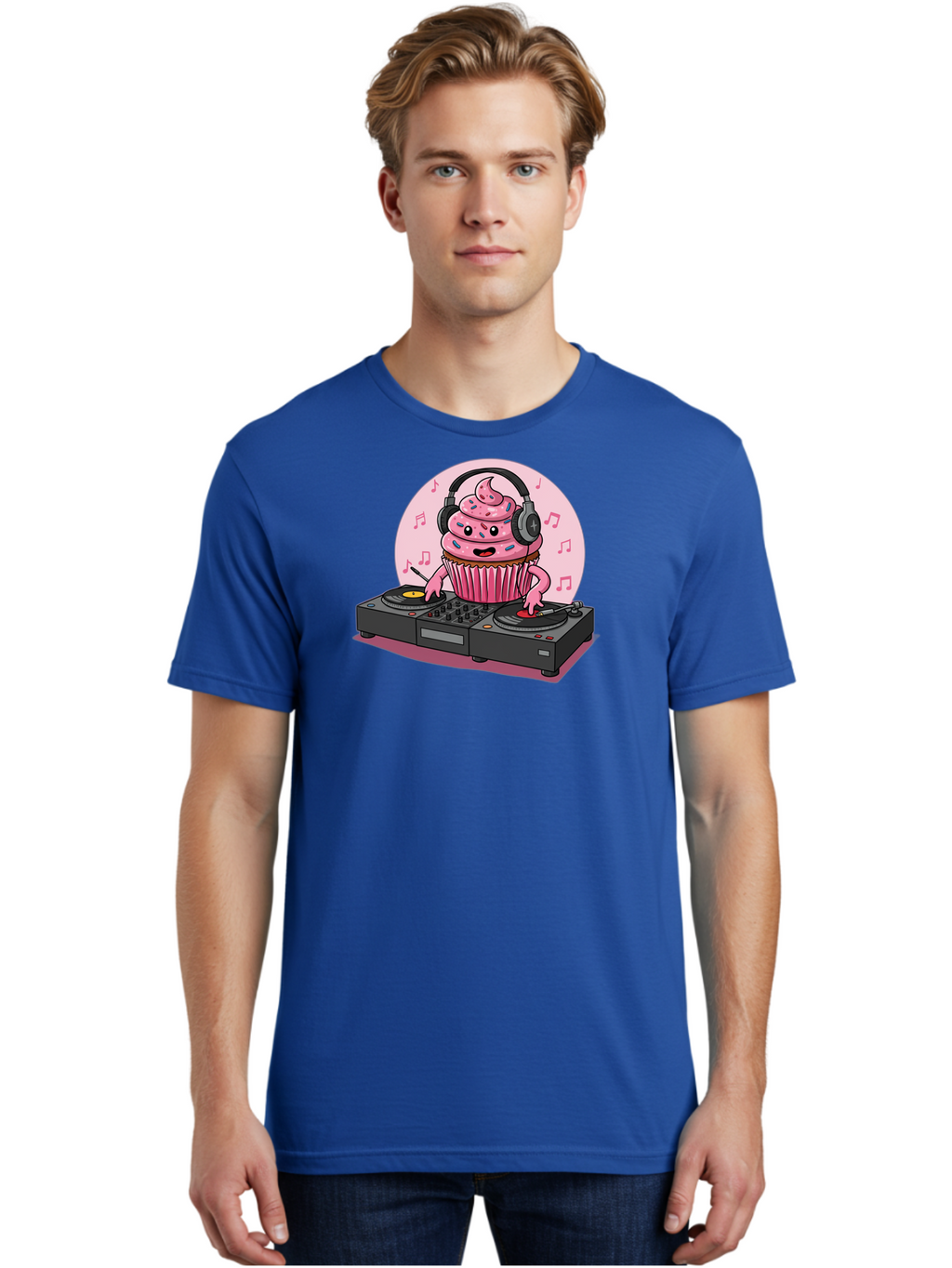 Cupcake-Dj-4 Men'S Graphic Tee, 100% Cotton, Comfortable Casual Summer Wear, Machine Washable, Vintage Camera, Old Camera, Antique Camera, Black Camera, Classic Photography, Photography Equipment, Nostalgic Device, Film Camera, Camera Art Bah854