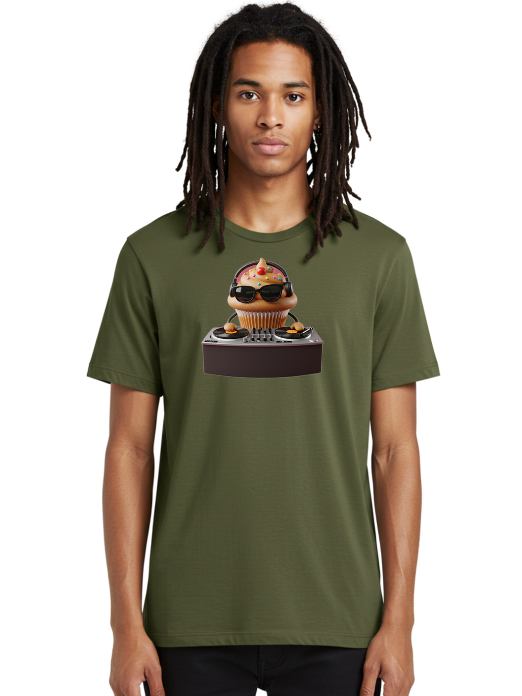 Cupcake-Dj-5 Men'S Graphic Tee, 100% Cotton, Comfortable Casual Summer Wear, Machine Washable, Vintage Camera, Old Camera, Antique Camera, Black Camera, Classic Photography, Photography Equipment, Nostalgic Device, Film Camera, Camera Art Bah855