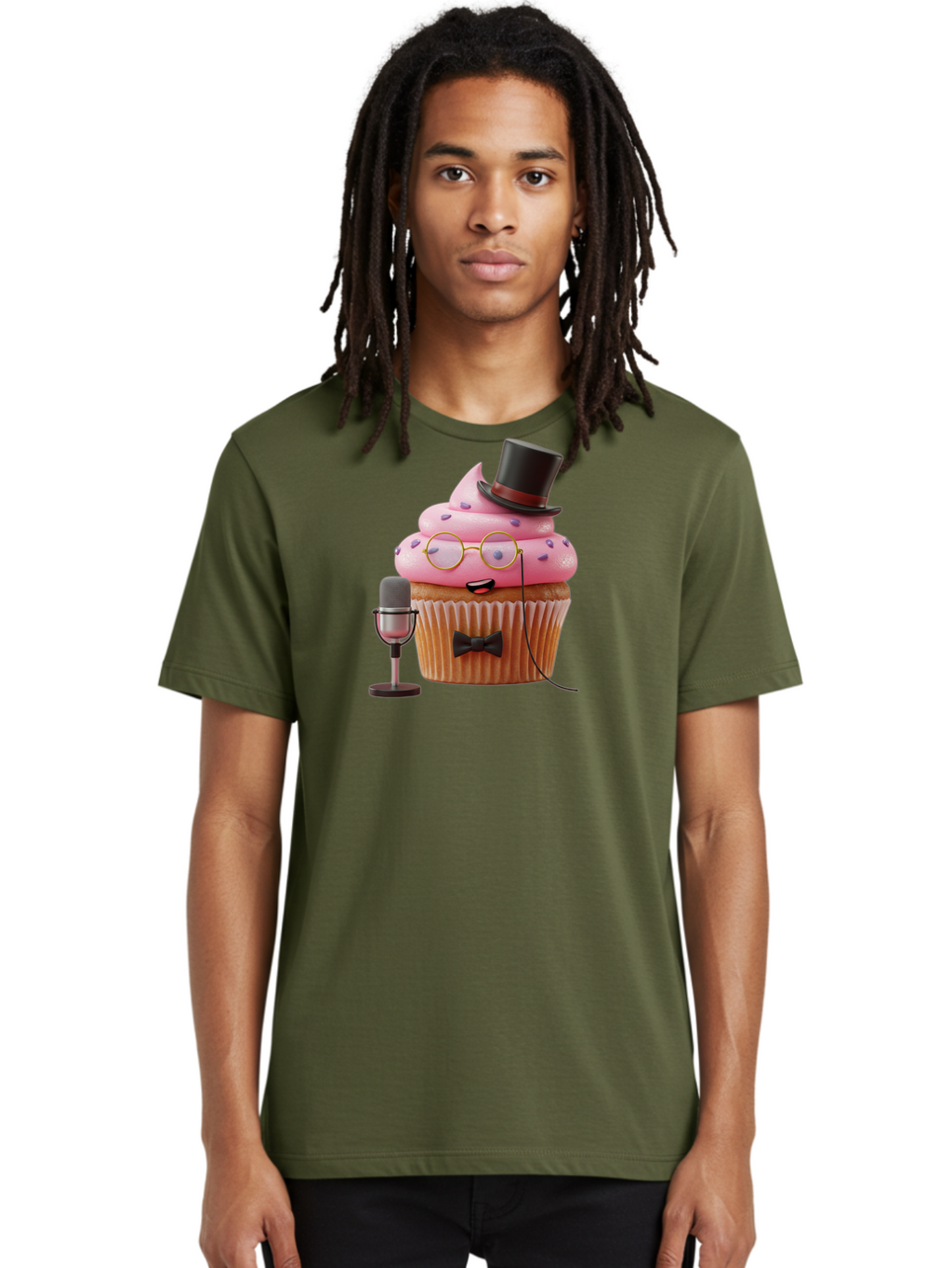 Cupcake-Dj-6 Men'S Graphic Tee, 100% Cotton, Comfortable Casual Summer Wear, Machine Washable, Vintage Camera, Old Camera, Antique Camera, Black Camera, Classic Photography, Photography Equipment, Nostalgic Device, Film Camera, Camera Art Bah856