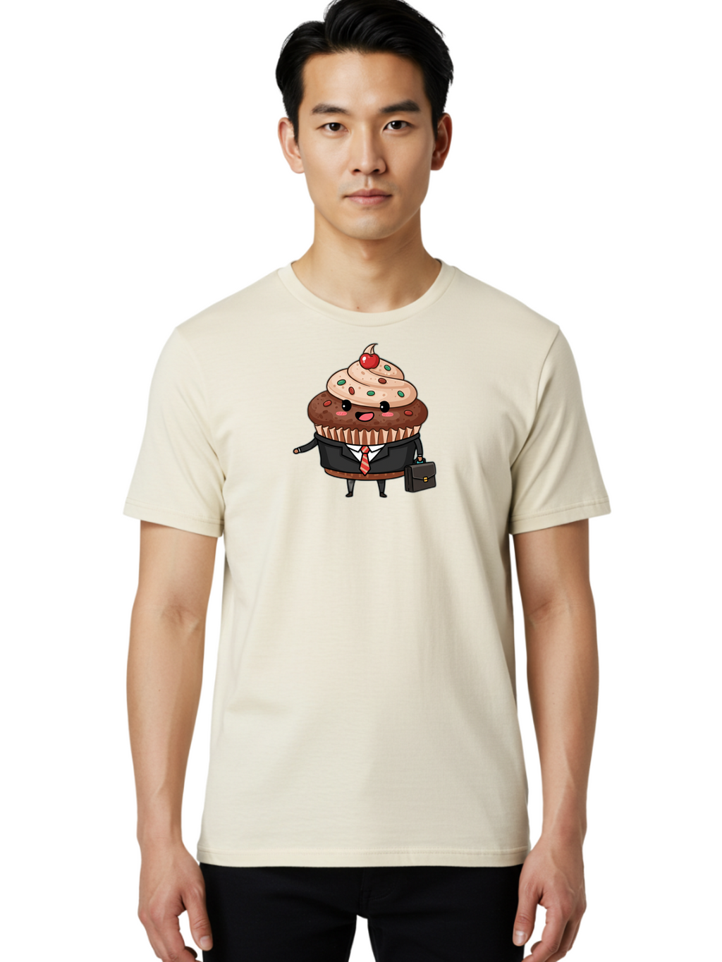 Cupcake-In-Suit Men'S Graphic Tee, 100% Cotton, Comfortable Casual Summer Wear, Machine Washable, Vintage Camera, Old Camera, Antique Camera, Black Camera, Classic Photography, Photography Equipment, Nostalgic Device, Film Camera, Camera Art Bah859