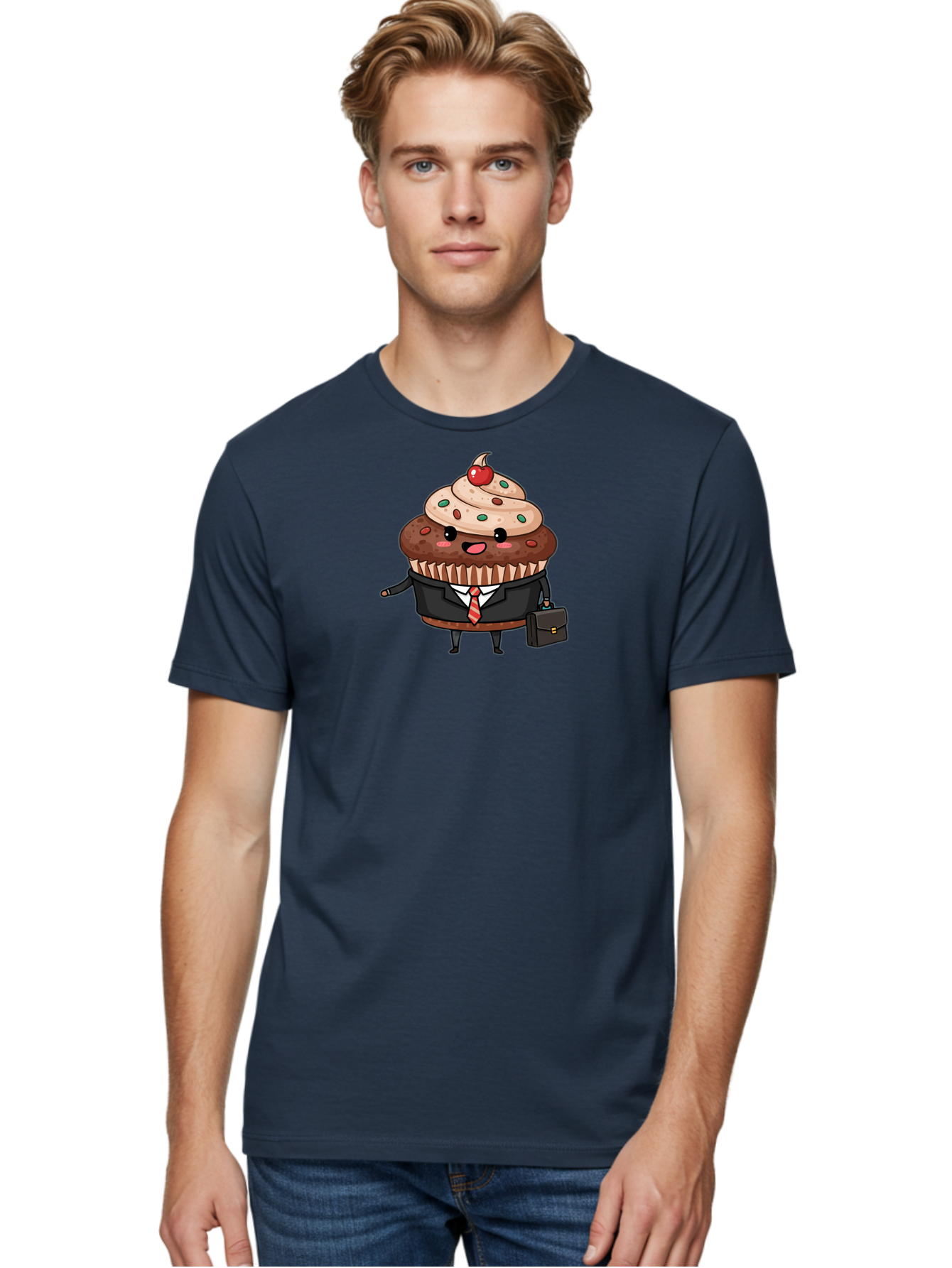 Cupcake-In-Suit Men'S Graphic Tee, 100% Cotton, Comfortable Casual Summer Wear, Machine Washable, Vintage Camera, Old Camera, Antique Camera, Black Camera, Classic Photography, Photography Equipment, Nostalgic Device, Film Camera, Camera Art Bah859