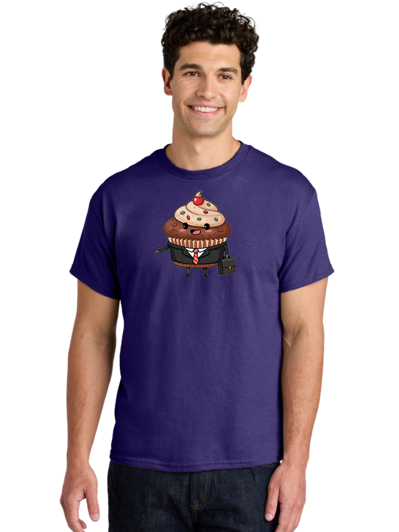 Cupcake-In-Suit Men'S Graphic Tee, 100% Cotton, Comfortable Casual Summer Wear, Machine Washable, Vintage Camera, Old Camera, Antique Camera, Black Camera, Classic Photography, Photography Equipment, Nostalgic Device, Film Camera, Camera Art Bah859