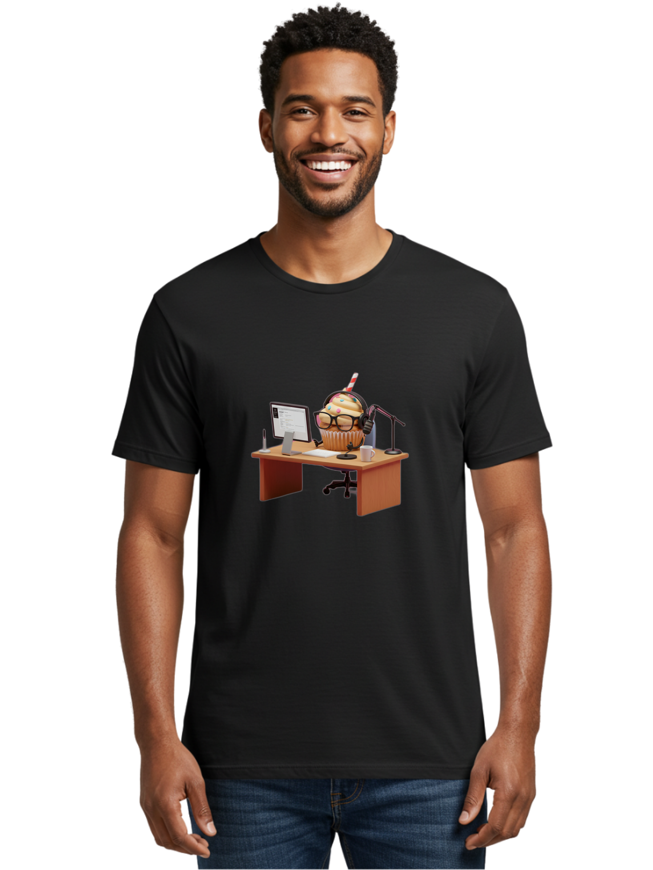 Cupcake-Office-Worker Men'S Graphic Tee, 100% Cotton, Comfortable Casual Summer Wear, Machine Washable, Vintage Camera, Old Camera, Antique Camera, Black Camera, Classic Photography, Photography Equipment, Nostalgic Device, Film Camera, Bah861