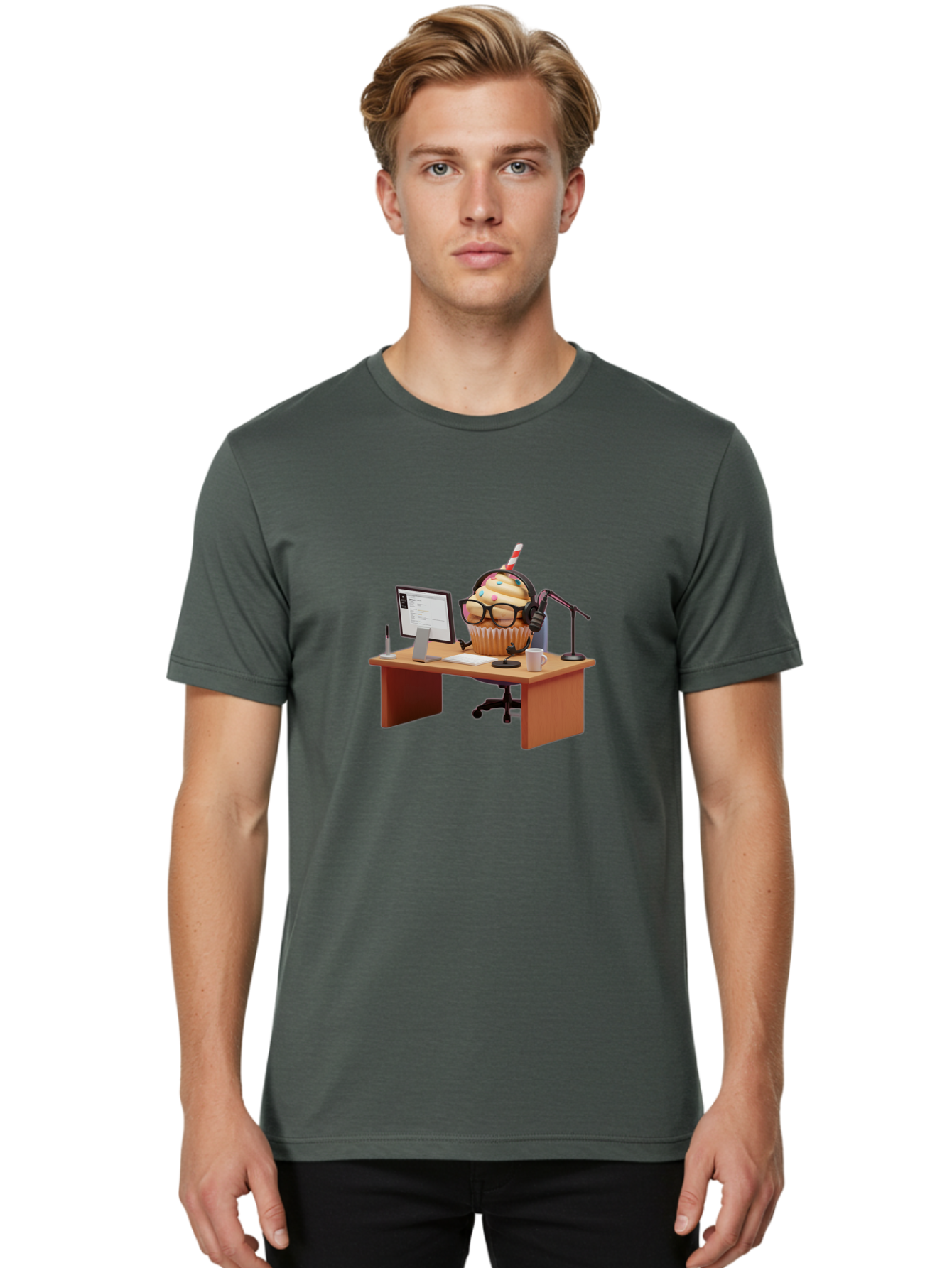Cupcake-Office-Worker Men'S Graphic Tee, 100% Cotton, Comfortable Casual Summer Wear, Machine Washable, Vintage Camera, Old Camera, Antique Camera, Black Camera, Classic Photography, Photography Equipment, Nostalgic Device, Film Camera, Bah861