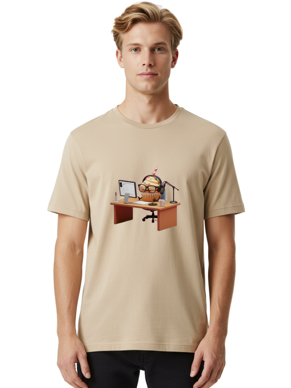 Cupcake-Office-Worker Men'S Graphic Tee, 100% Cotton, Comfortable Casual Summer Wear, Machine Washable, Vintage Camera, Old Camera, Antique Camera, Black Camera, Classic Photography, Photography Equipment, Nostalgic Device, Film Camera, Bah861