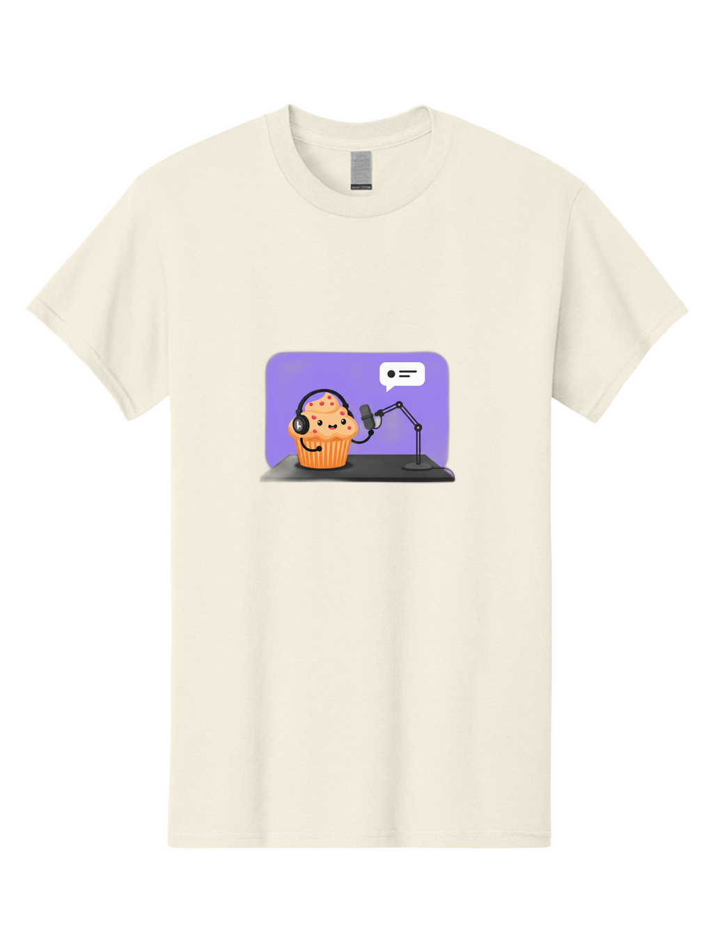 Cupcake-Podcast Men'S Graphic Tee, 100% Cotton, Comfortable Casual Summer Wear, Machine Washable, Vintage Camera, Old Camera, Antique Camera, Black Camera, Classic Photography, Photography Equipment, Nostalgic Device, Film Camera, Camera Art Bah862
