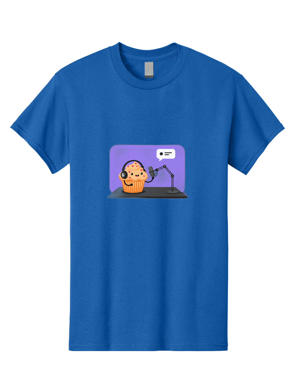 Cupcake-Podcast Men'S Graphic Tee, 100% Cotton, Comfortable Casual Summer Wear, Machine Washable, Vintage Camera, Old Camera, Antique Camera, Black Camera, Classic Photography, Photography Equipment, Nostalgic Device, Film Camera, Camera Art Bah862