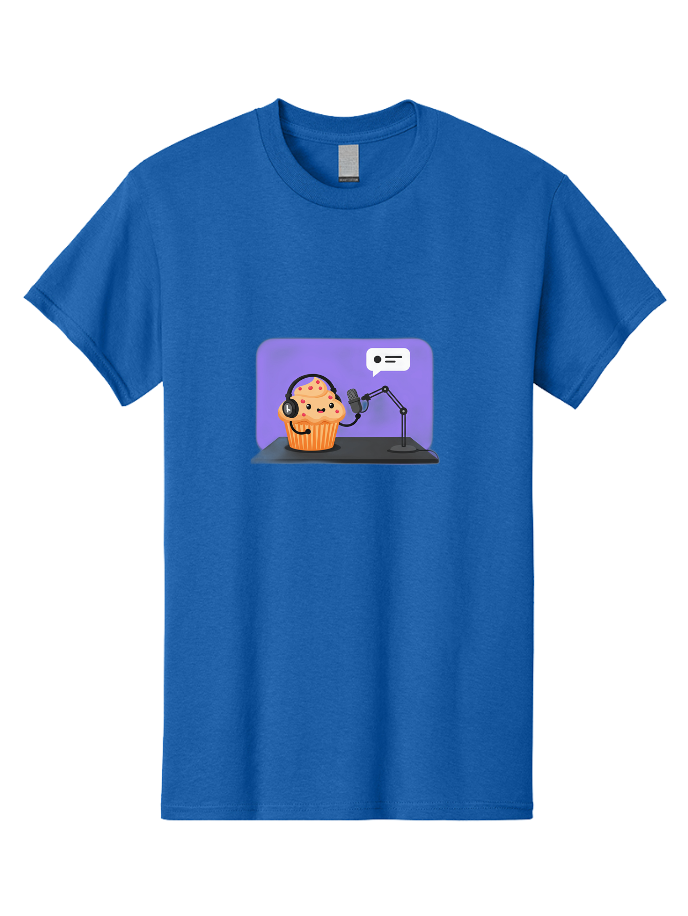 Cupcake-Podcast Men'S Graphic Tee, 100% Cotton, Comfortable Casual Summer Wear, Machine Washable, Vintage Camera, Old Camera, Antique Camera, Black Camera, Classic Photography, Photography Equipment, Nostalgic Device, Film Camera, Camera Art Bah862