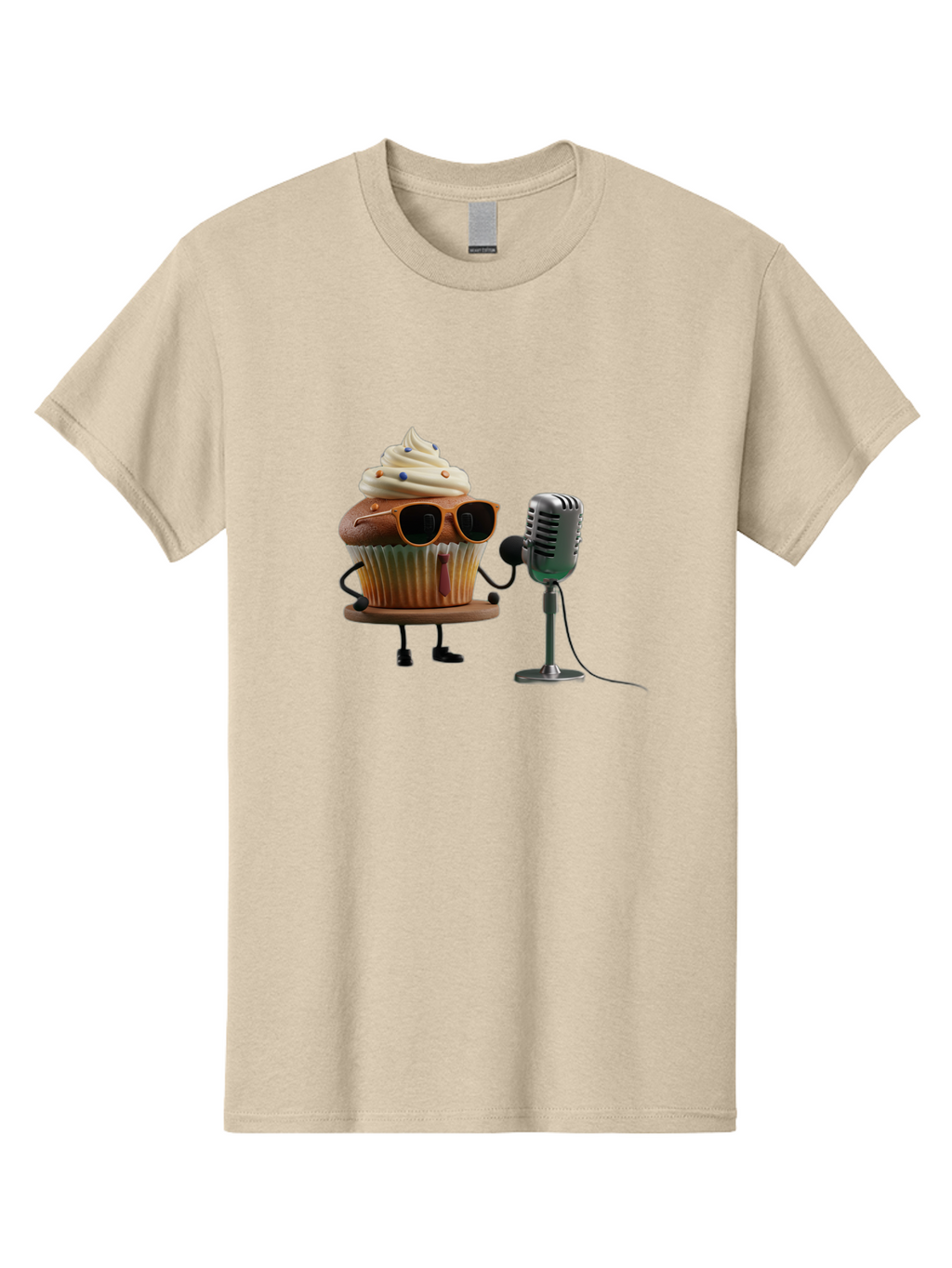 Cupcake-With-Sunglasses Men'S Graphic Tee, 100% Cotton, Comfortable Casual Summer Wear, Machine Washable, Vintage Camera, Old Camera, Antique Camera, Black Camera, Classic Photography, Photography Equipment, Nostalgic Device, Film Camera, Bah878