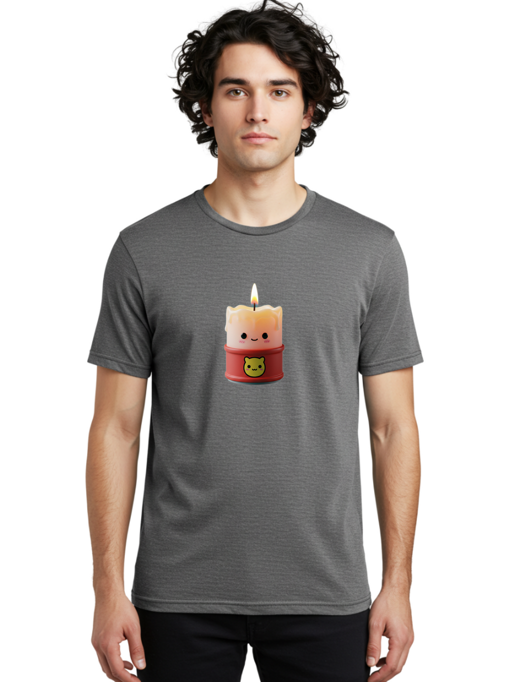 Cute-Cat-Candle Men'S Graphic Tee, 100% Cotton, Comfortable Casual Summer Wear, Machine Washable, Vintage Camera, Old Camera, Antique Camera, Black Camera, Classic Photography, Photography Equipment, Nostalgic Device, Film Camera, Camera Art Bah882