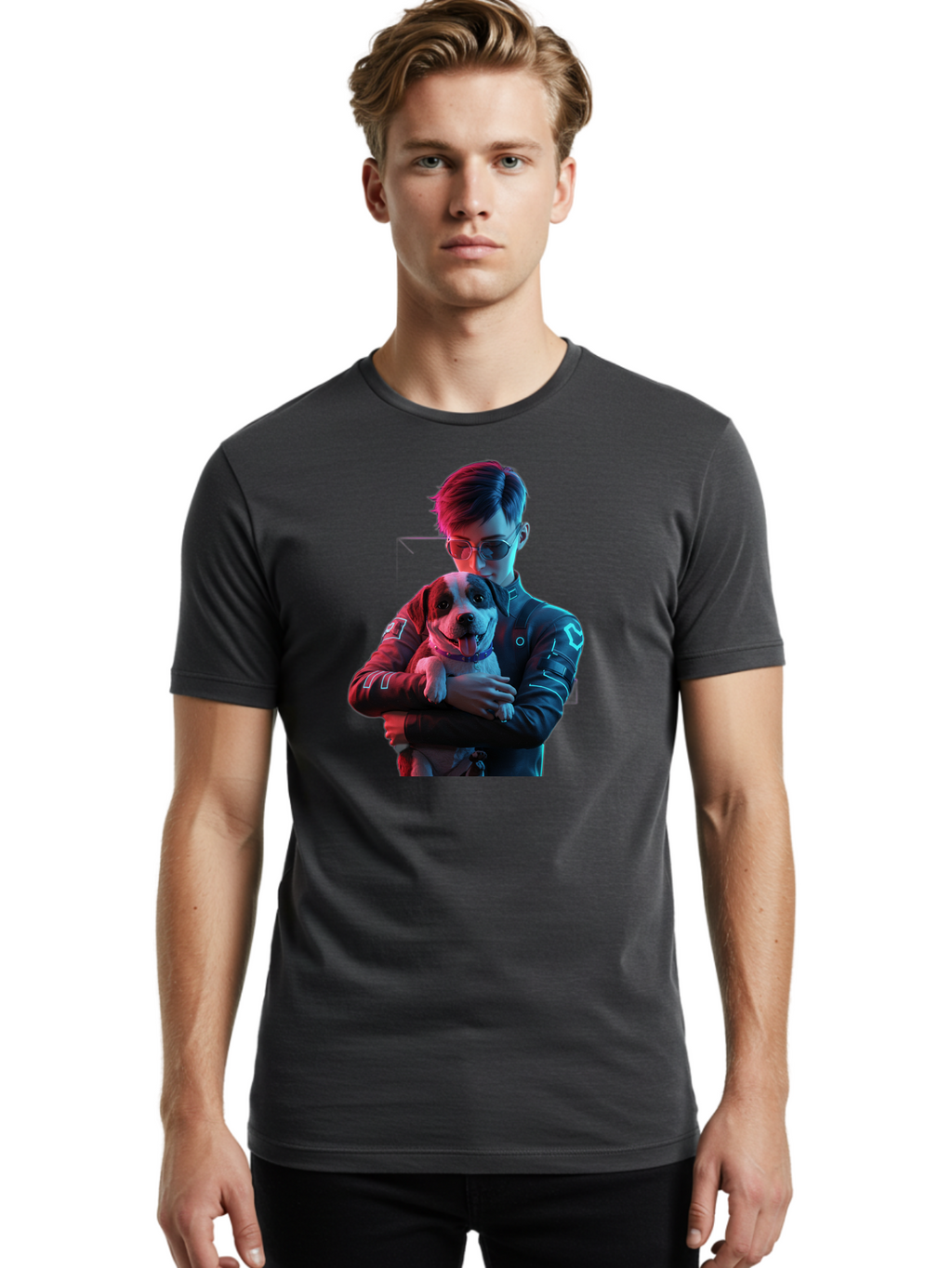 Cyberpunk-Dog-Owner Men'S Graphic Tee, 100% Cotton, Comfortable Casual Summer Wear, Machine Washable, Vintage Camera, Old Camera, Antique Camera, Black Camera, Classic Photography, Photography Equipment, Nostalgic Device, Film Camera, Bah889