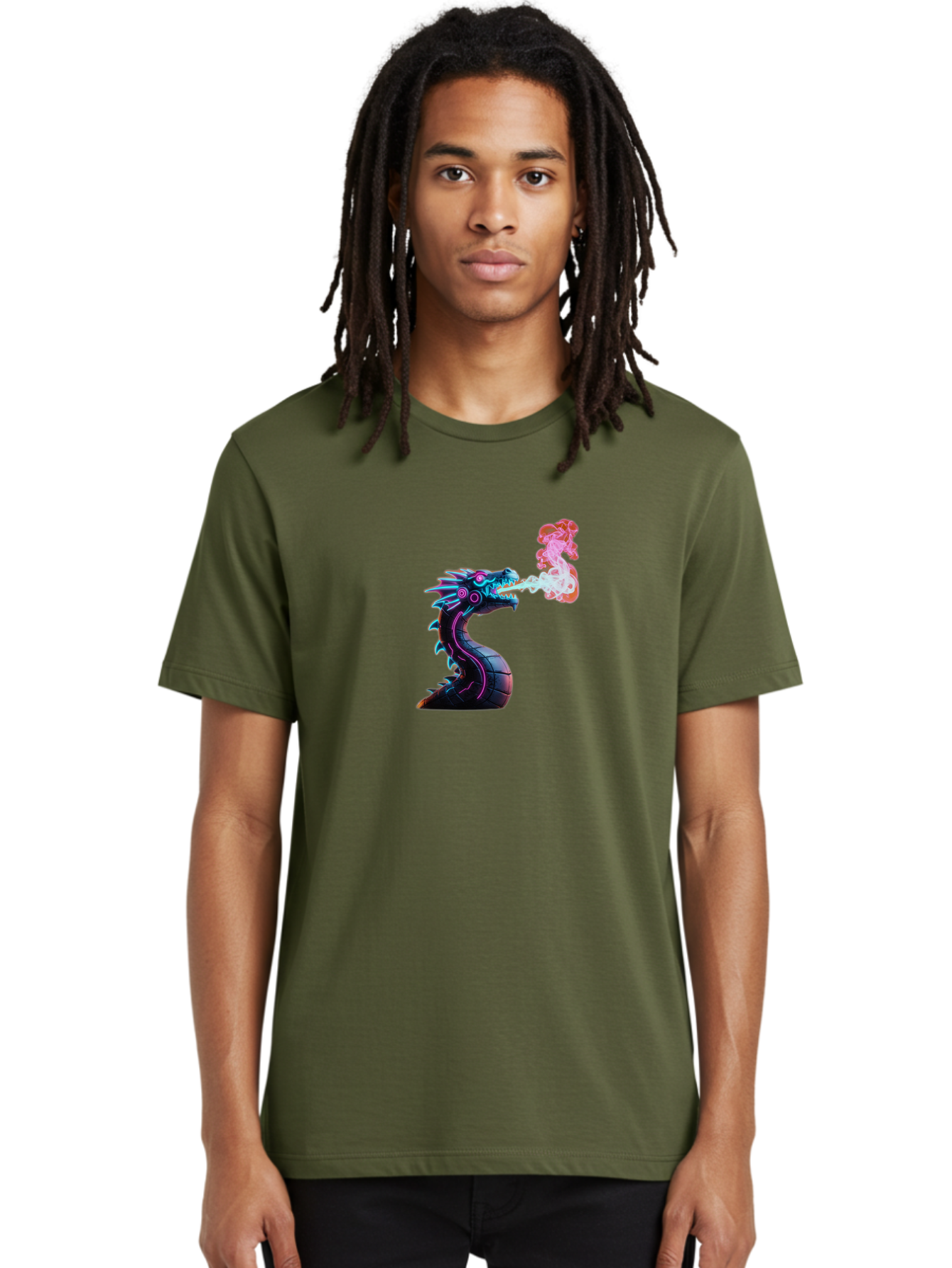 Cyberpunk-Dragon Men'S Graphic Tee, 100% Cotton, Comfortable Casual Summer Wear, Machine Washable, Vintage Camera, Old Camera, Antique Camera, Black Camera, Classic Photography, Photography Equipment, Nostalgic Device, Film Camera, Camera Art Bah890