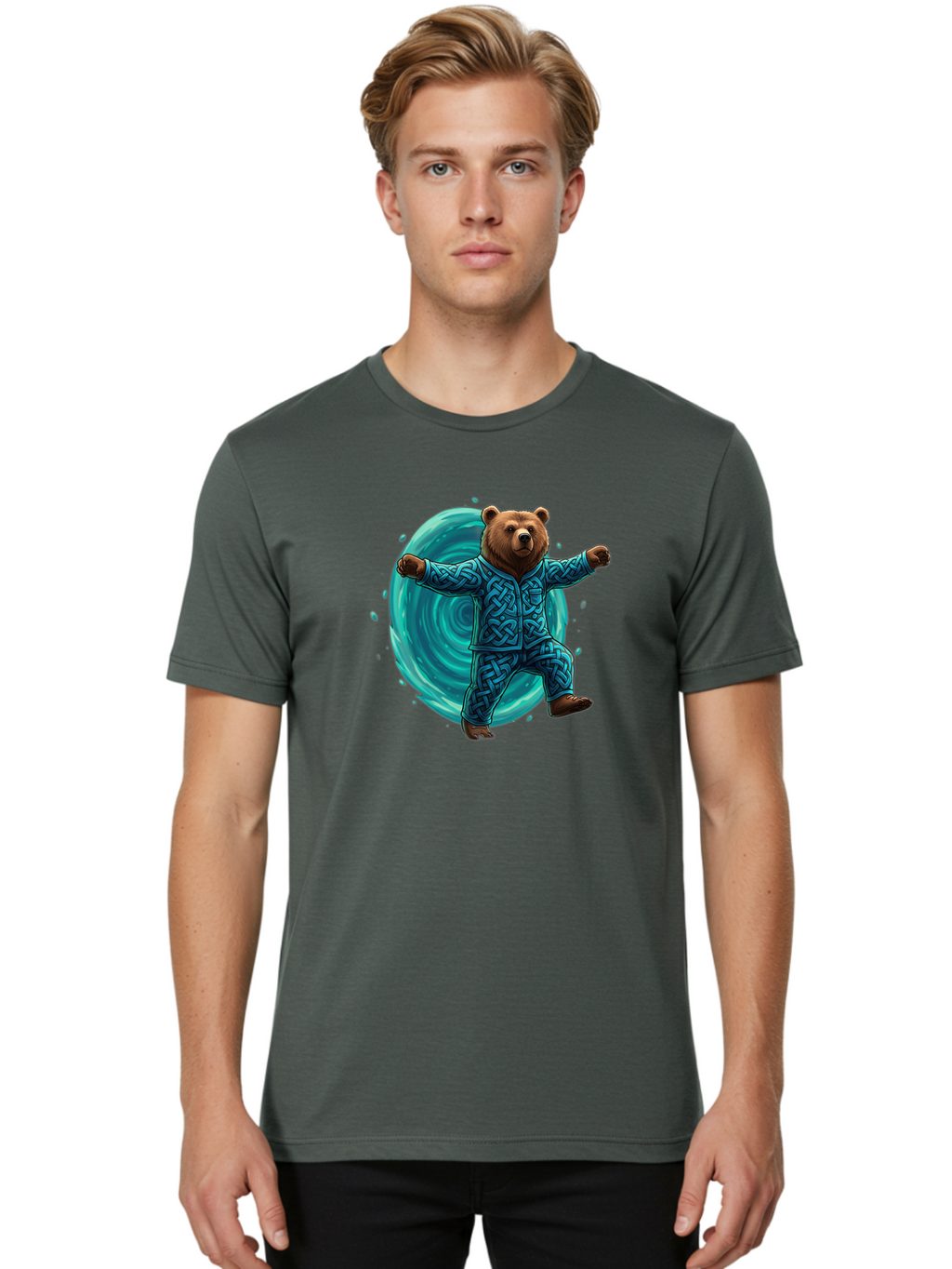 Dabbing-Bear Men'S Graphic Tee, 100% Cotton, Comfortable Casual Summer Wear, Machine Washable, Vintage Camera, Old Camera, Antique Camera, Black Camera, Classic Photography, Photography Equipment, Nostalgic Device, Film Camera, Camera Art Bah891