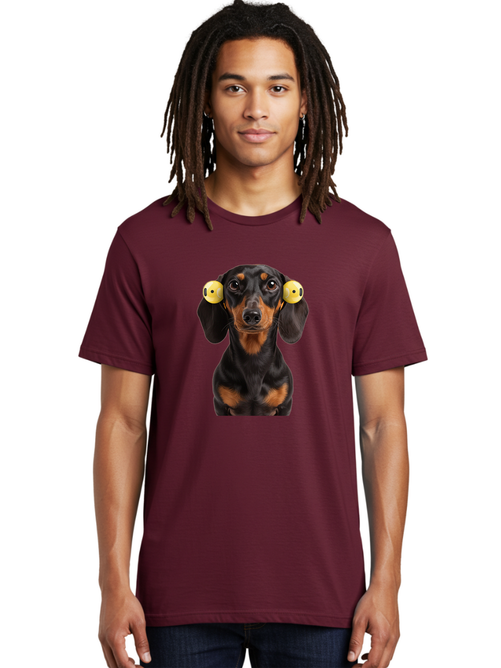 Dachshund-With-Tennis-Balls Men'S Graphic Tee, 100% Cotton, Comfortable Casual Summer Wear, Machine Washable, Vintage Camera, Old Camera, Antique Camera, Black Camera, Classic Photography, Photography Equipment, Nostalgic Device, Film Camera, Bah893