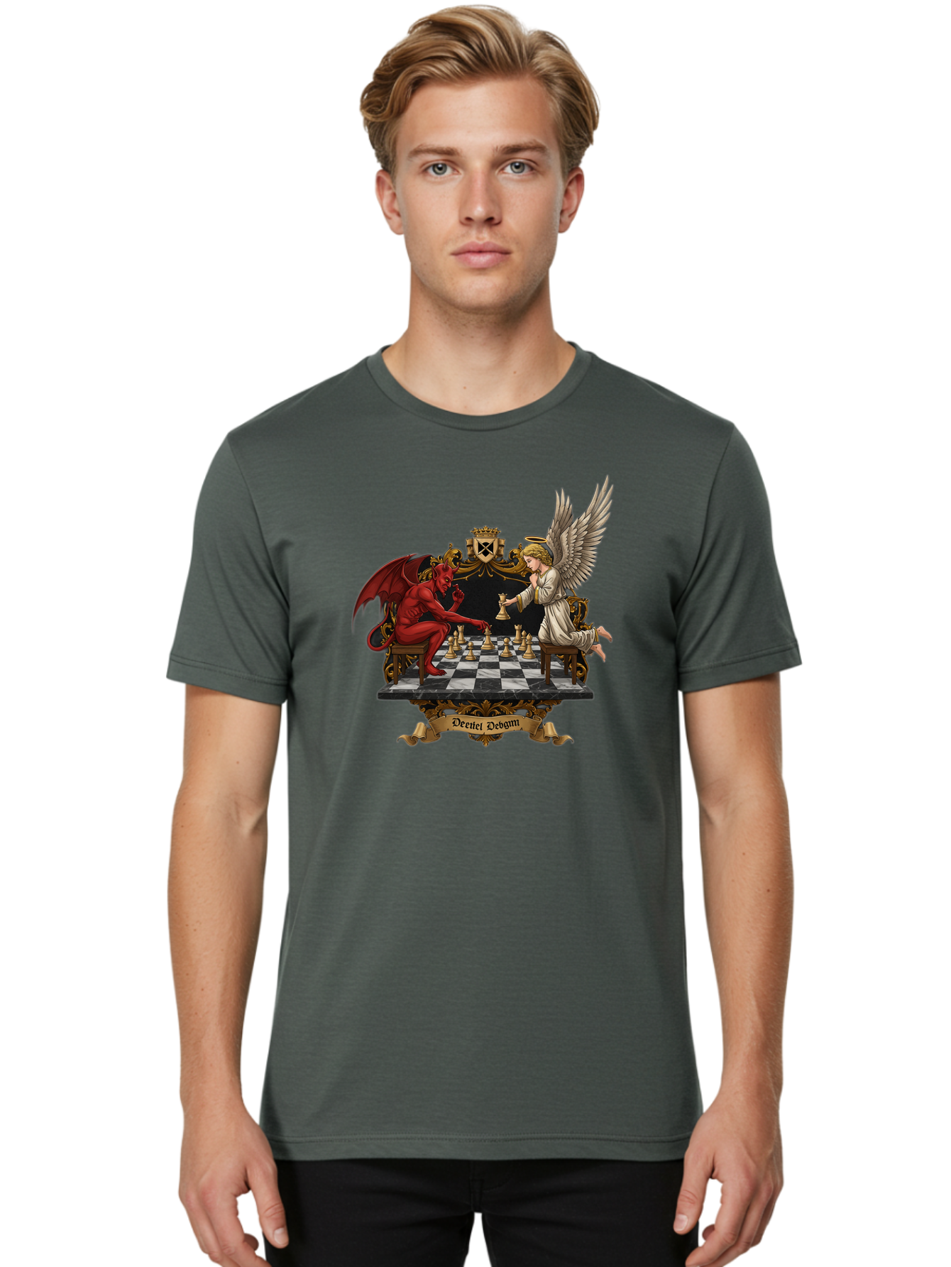Deiiel-Debgmi-Chess Men'S Graphic Tee, 100% Cotton, Comfortable Casual Summer Wear, Machine Washable, Vintage Camera, Old Camera, Antique Camera, Black Camera, Classic Photography, Photography Equipment, Nostalgic Device, Film Camera, Bah896