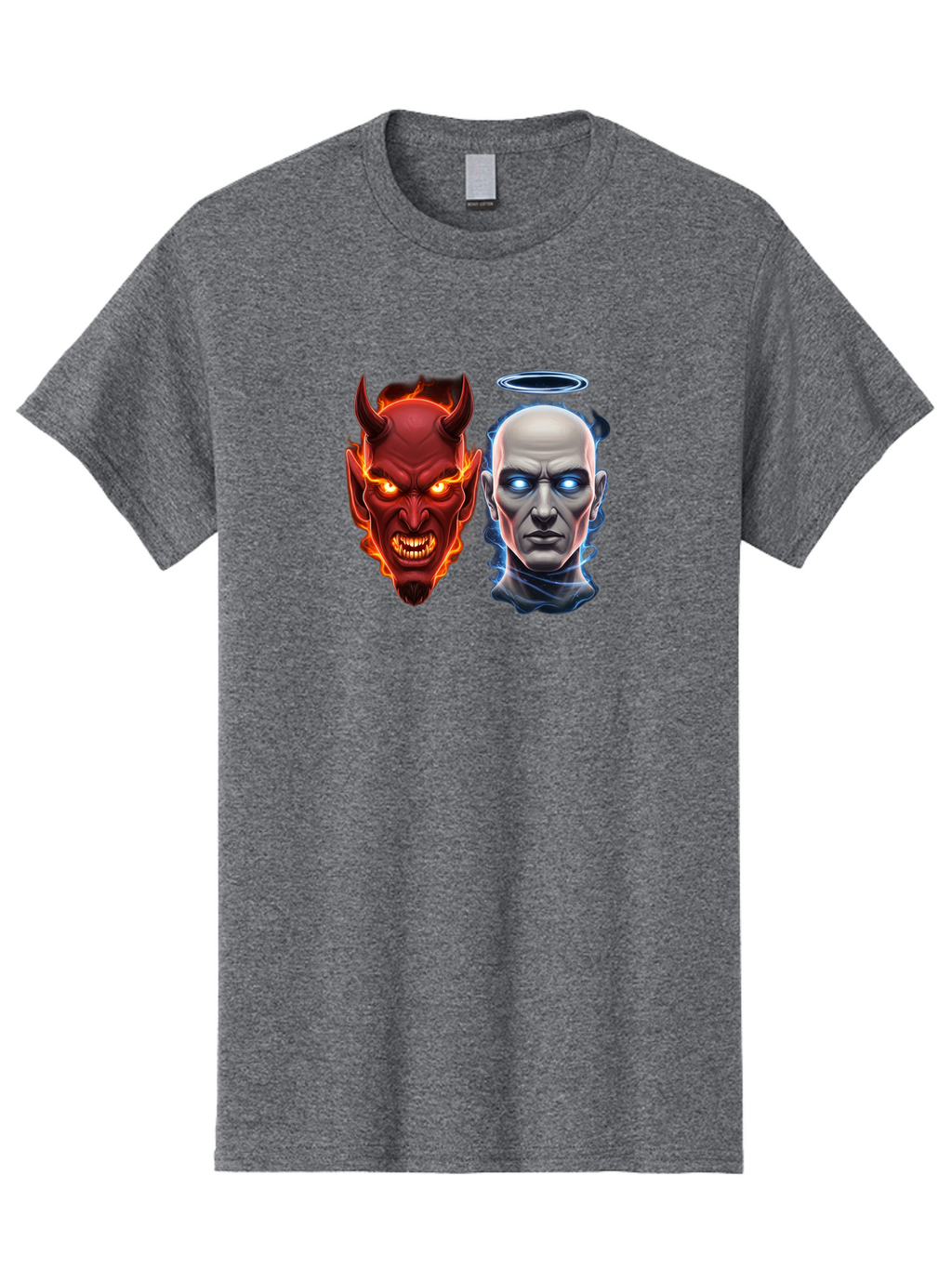 Devil-And-Angel Men'S Graphic Tee, 100% Cotton, Comfortable Casual Summer Wear, Machine Washable, Vintage Camera, Old Camera, Antique Camera, Black Camera, Classic Photography, Photography Equipment, Nostalgic Device, Film Camera, Camera Art Bah899